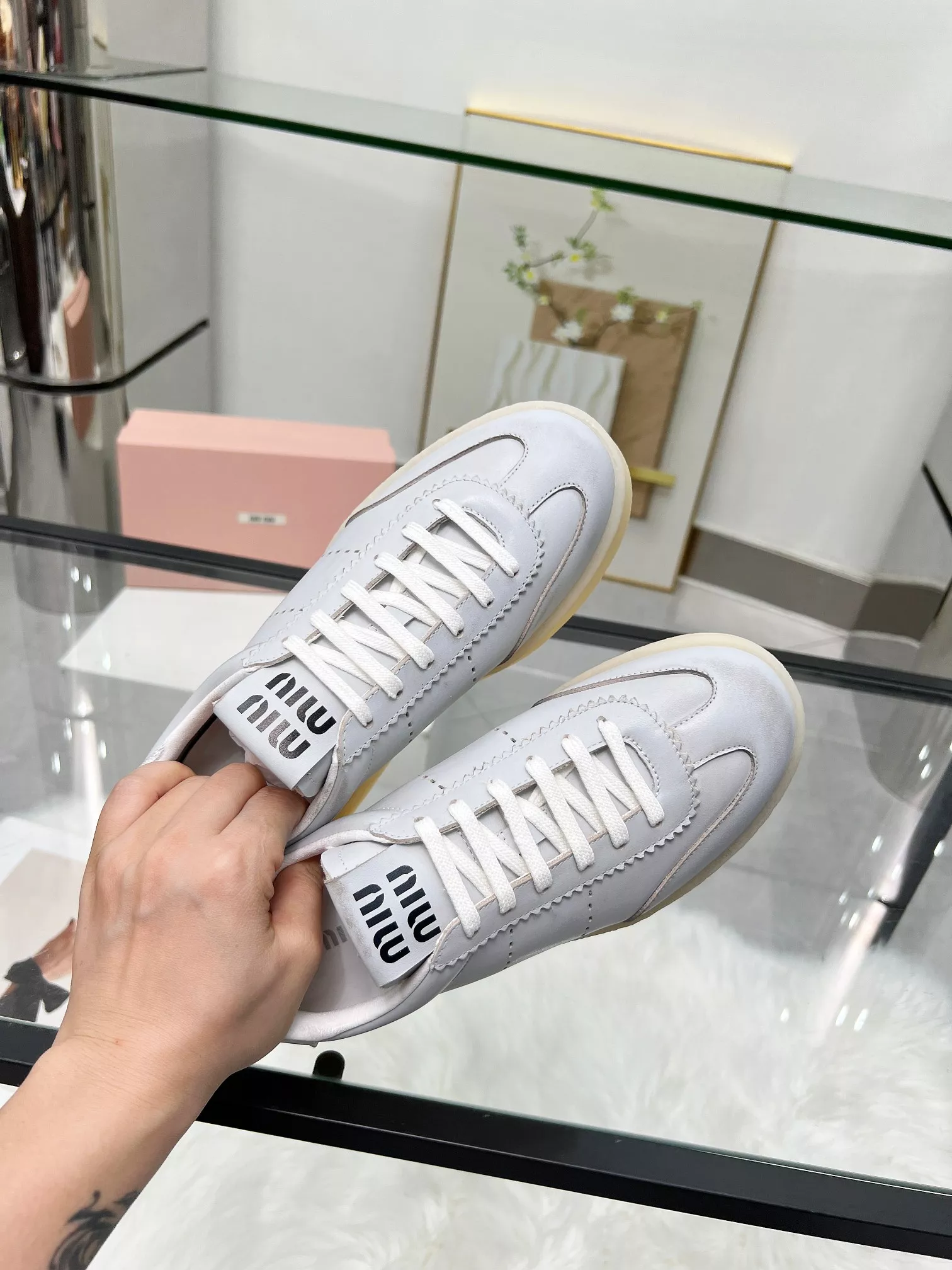 MIU MIU Casual Shoes For Women Practical 4356