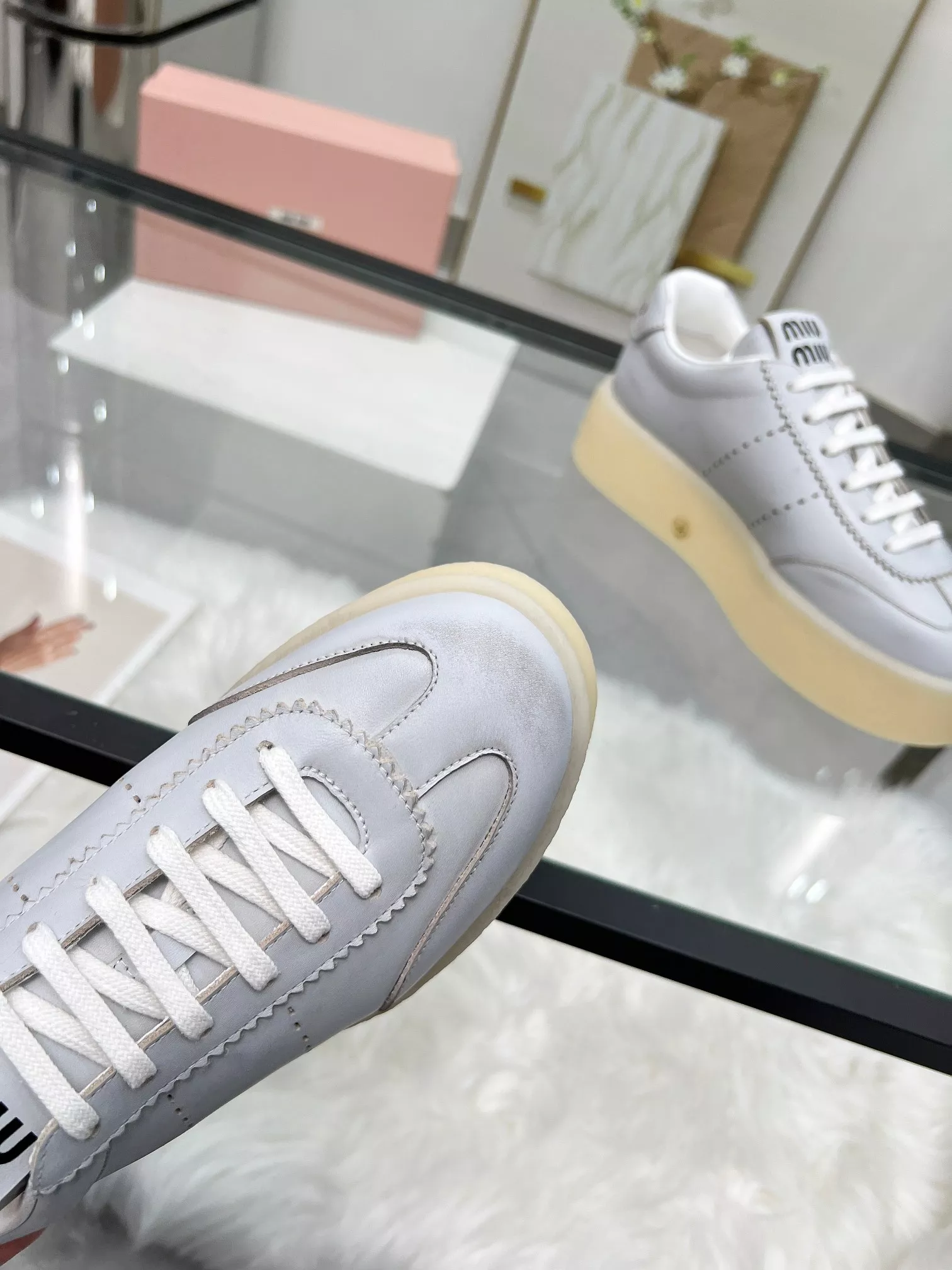 MIU MIU Casual Shoes For Women Practical 4356