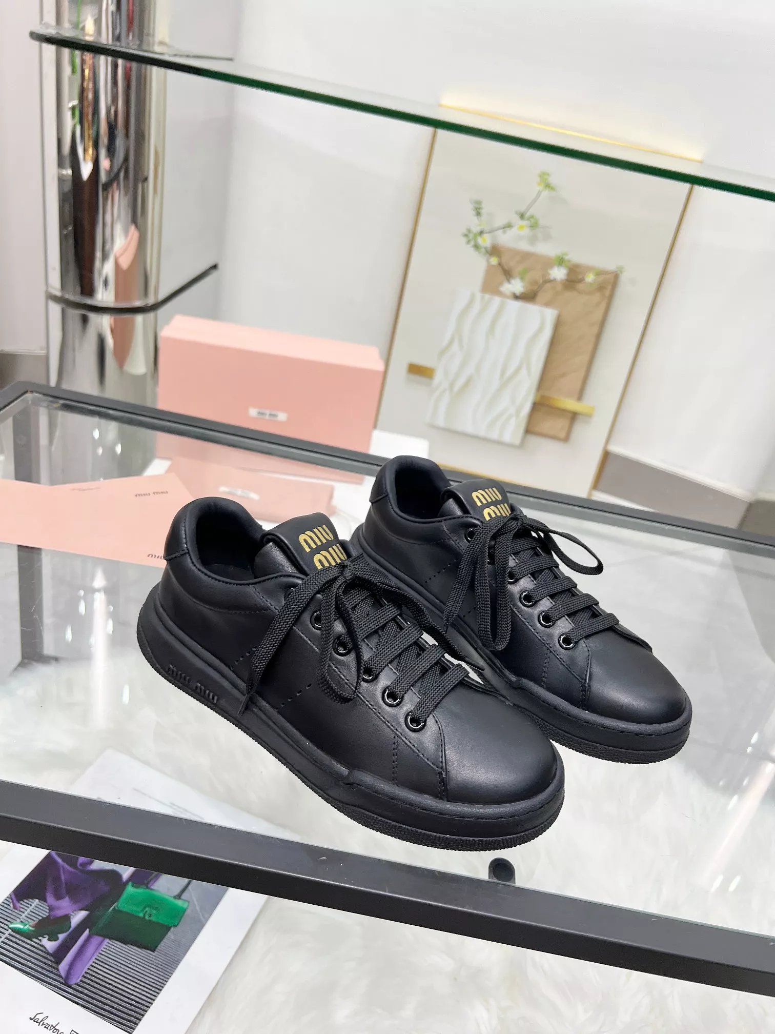 MIU MIU Casual Shoes For Women Reliable 8913