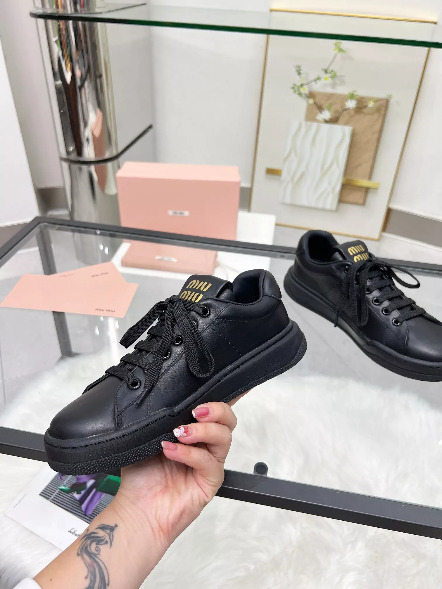 MIU MIU Casual Shoes For Women Reliable 8913