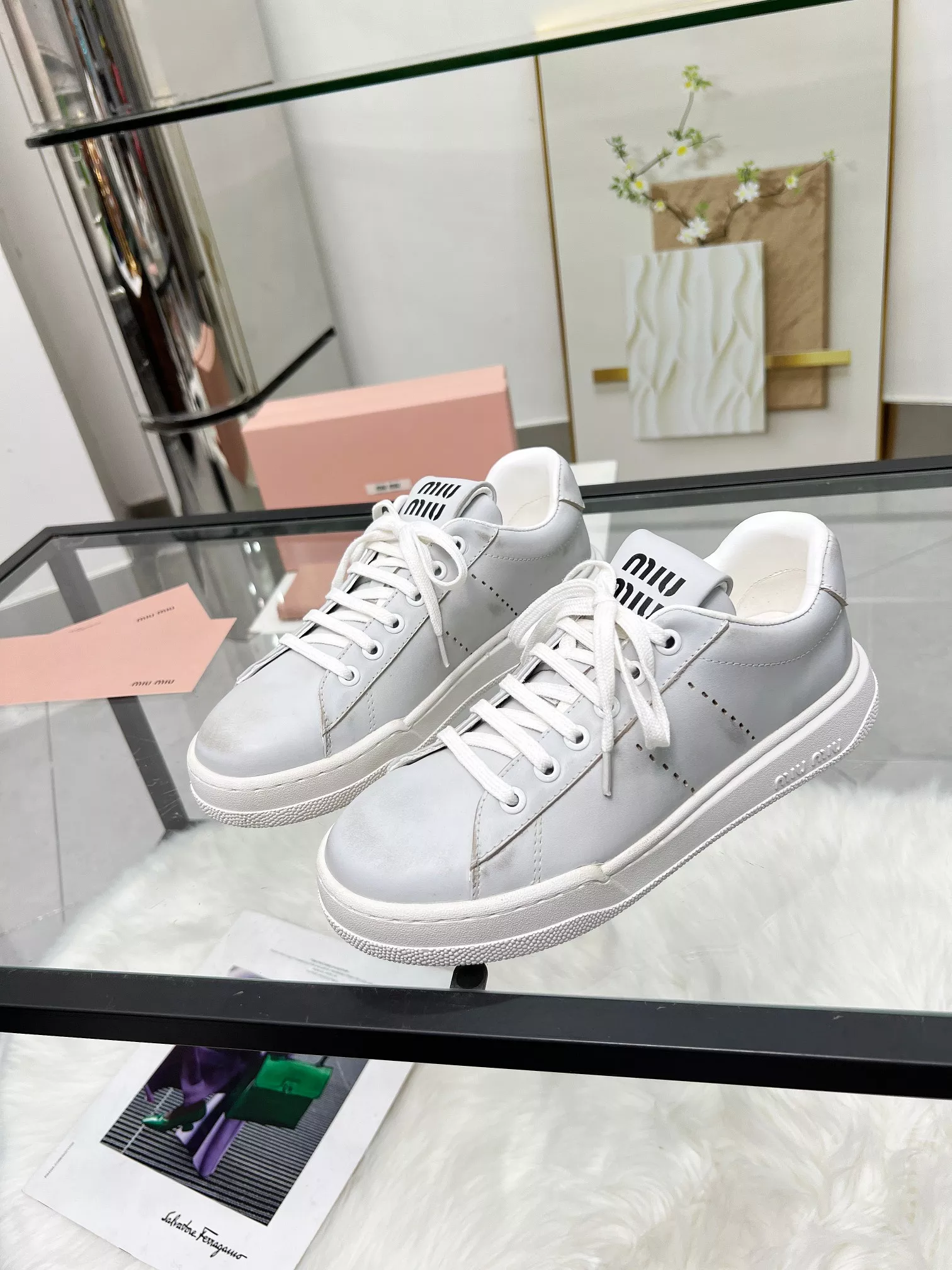 MIU MIU Casual Shoes For Women Stylish 4849