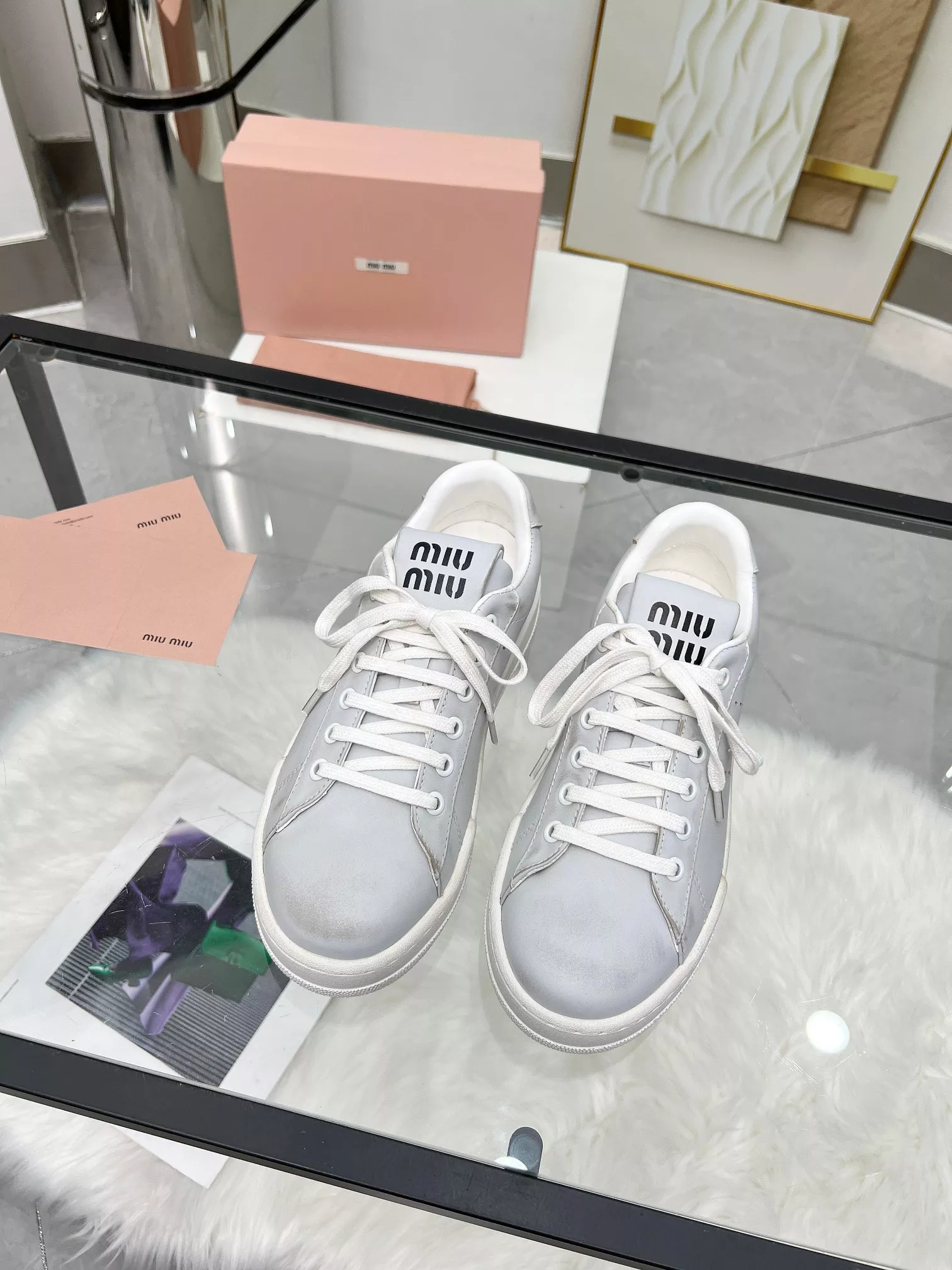 MIU MIU Casual Shoes For Women Stylish 4849