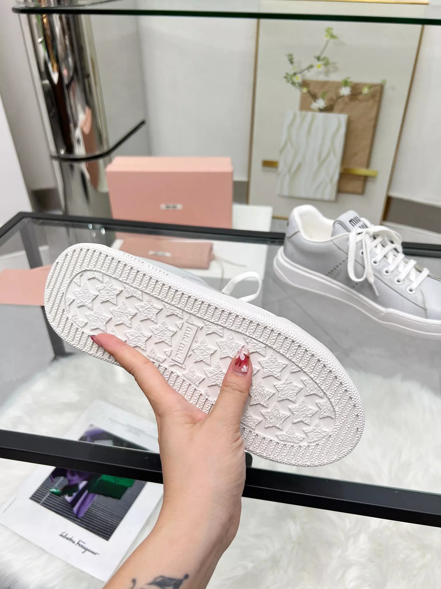 MIU MIU Casual Shoes For Women Stylish 4849