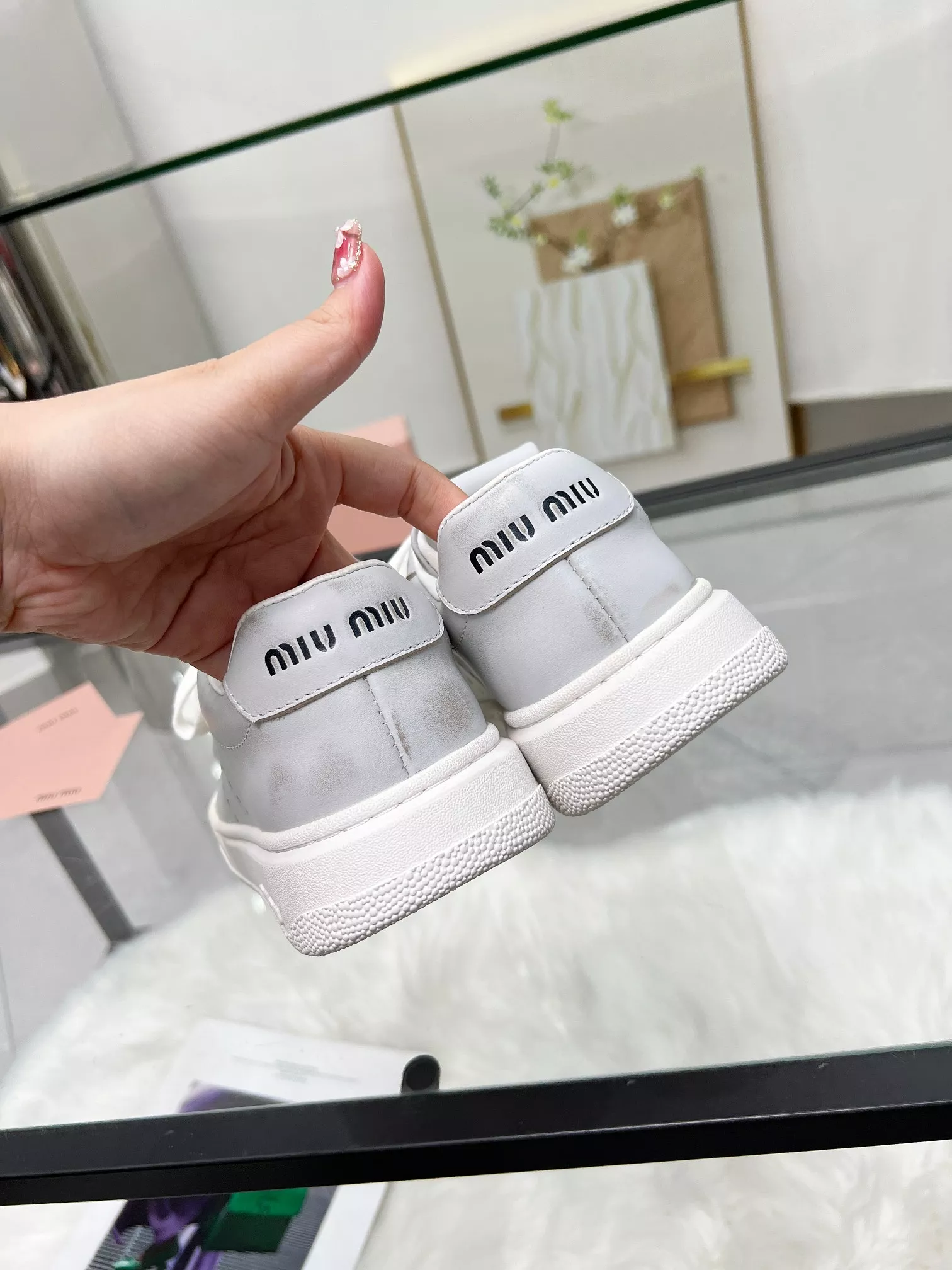 MIU MIU Casual Shoes For Women Stylish 4849