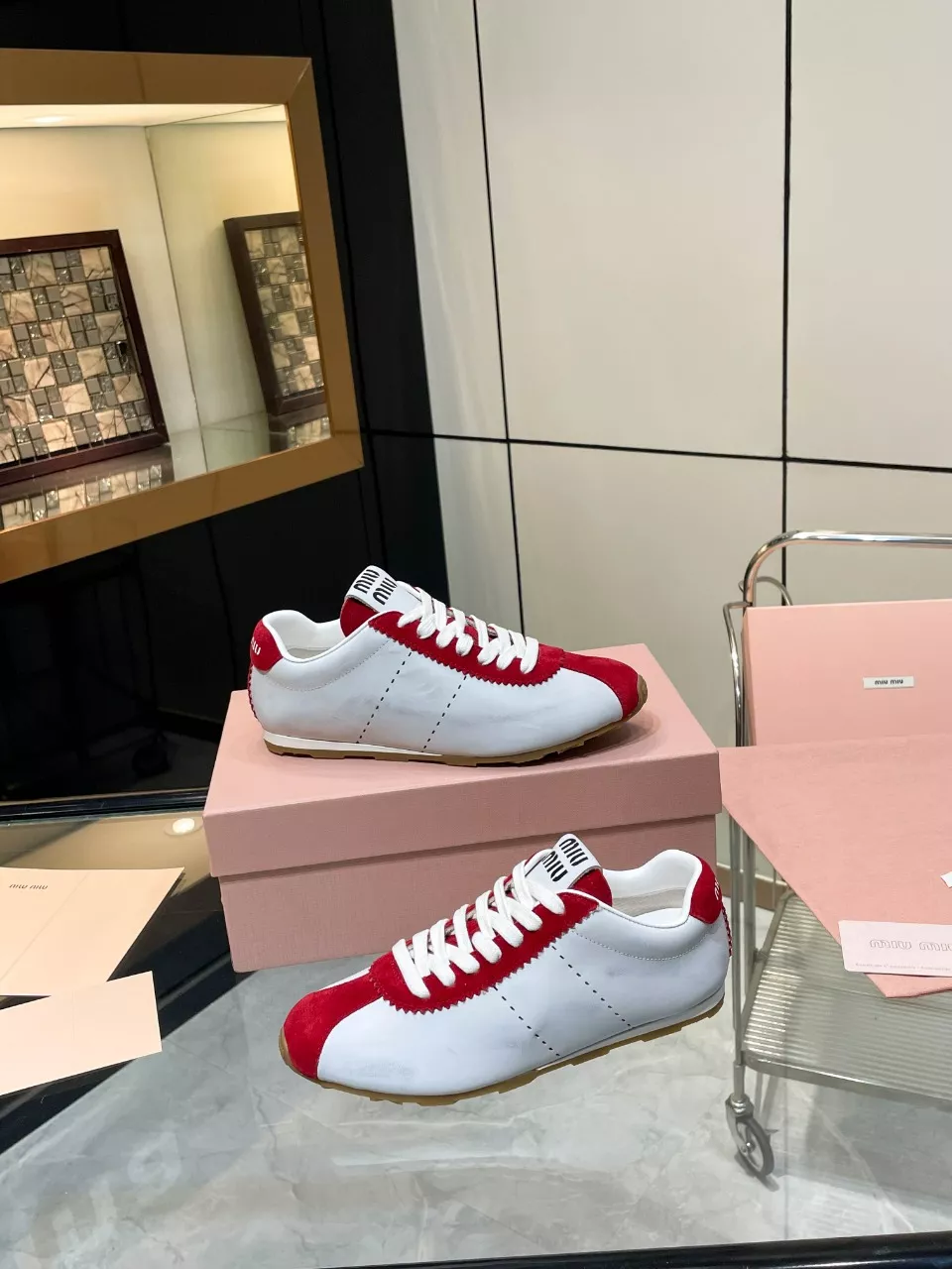 MIU MIU Casual Shoes For Women Trendsetting 8120
