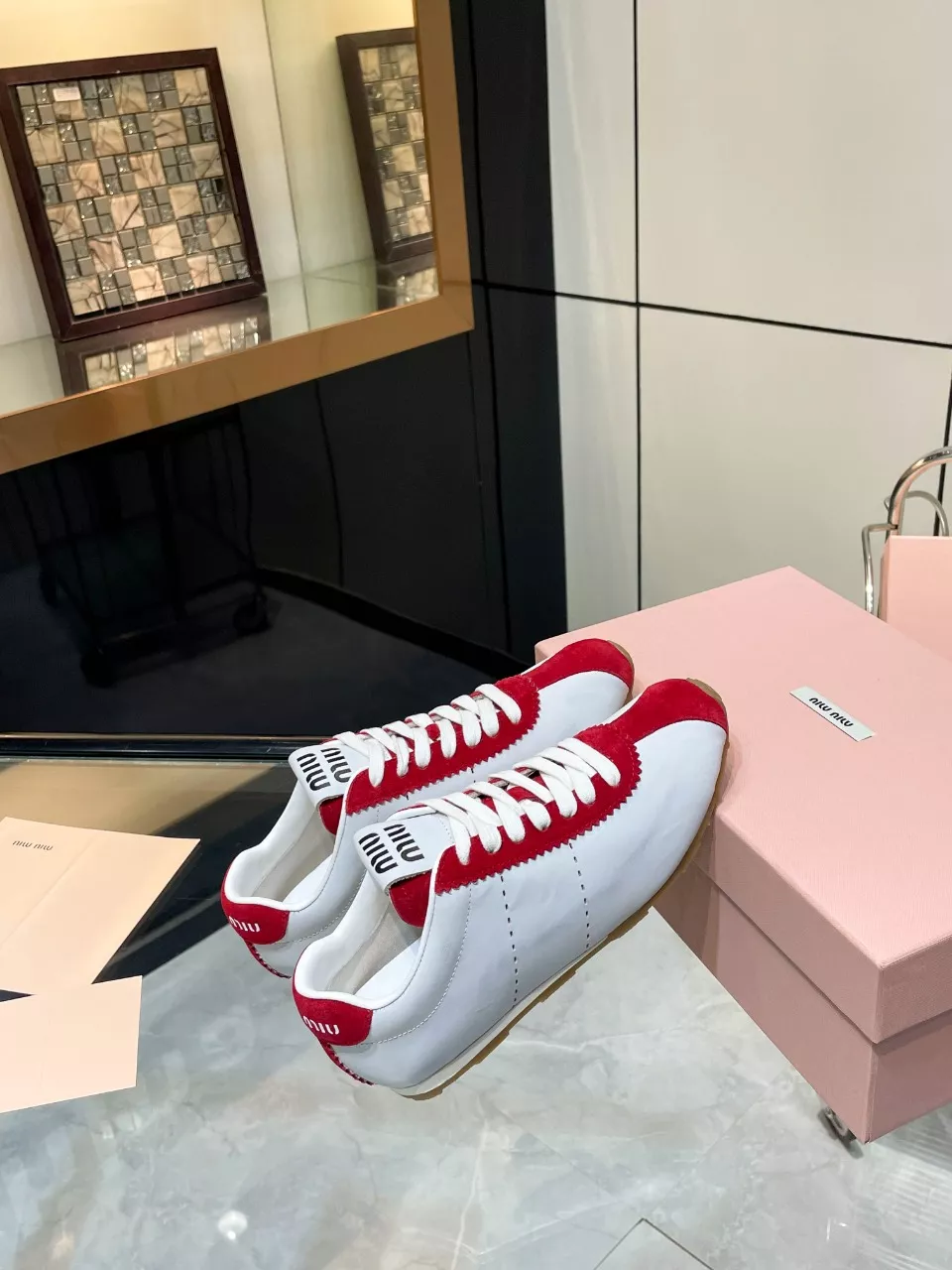 MIU MIU Casual Shoes For Women Trendsetting 8120