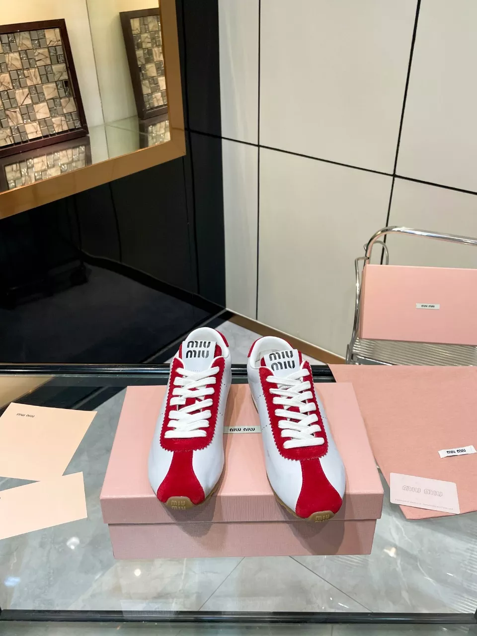 MIU MIU Casual Shoes For Women Trendsetting 8120
