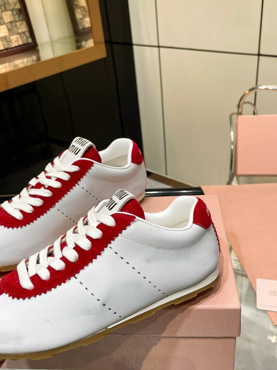 MIU MIU Casual Shoes For Women Trendsetting 8120
