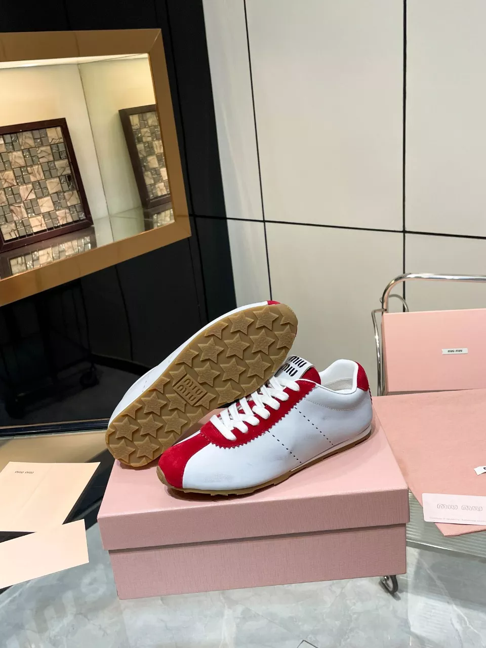 MIU MIU Casual Shoes For Women Trendsetting 8120