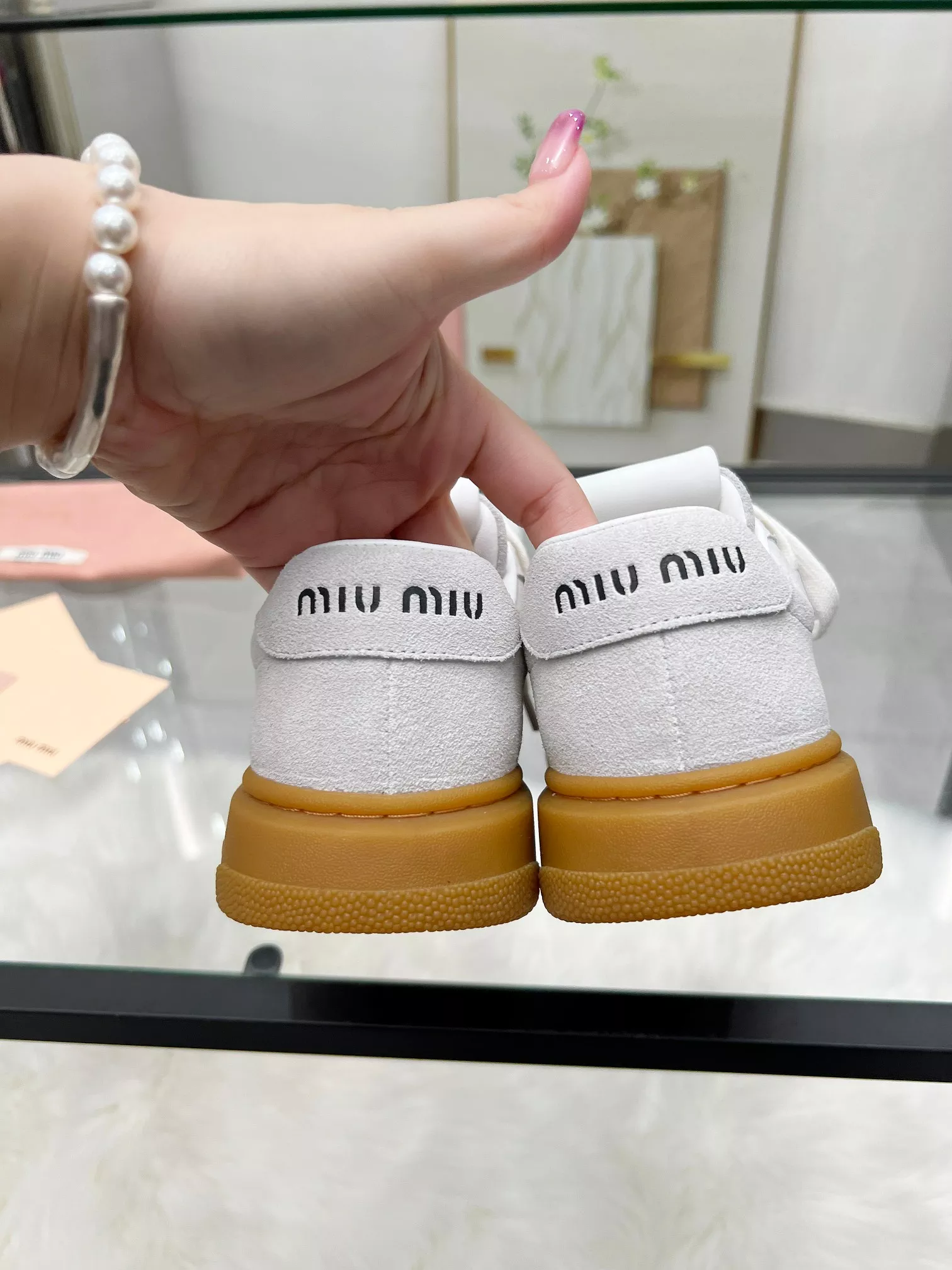 MIU MIU Casual Shoes For Women Trendsetting 9198