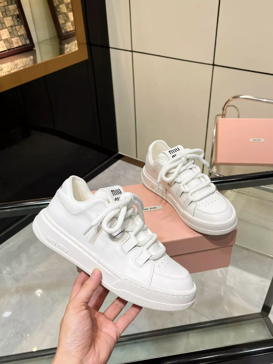 MIU MIU Casual Shoes For Women Unique 6377