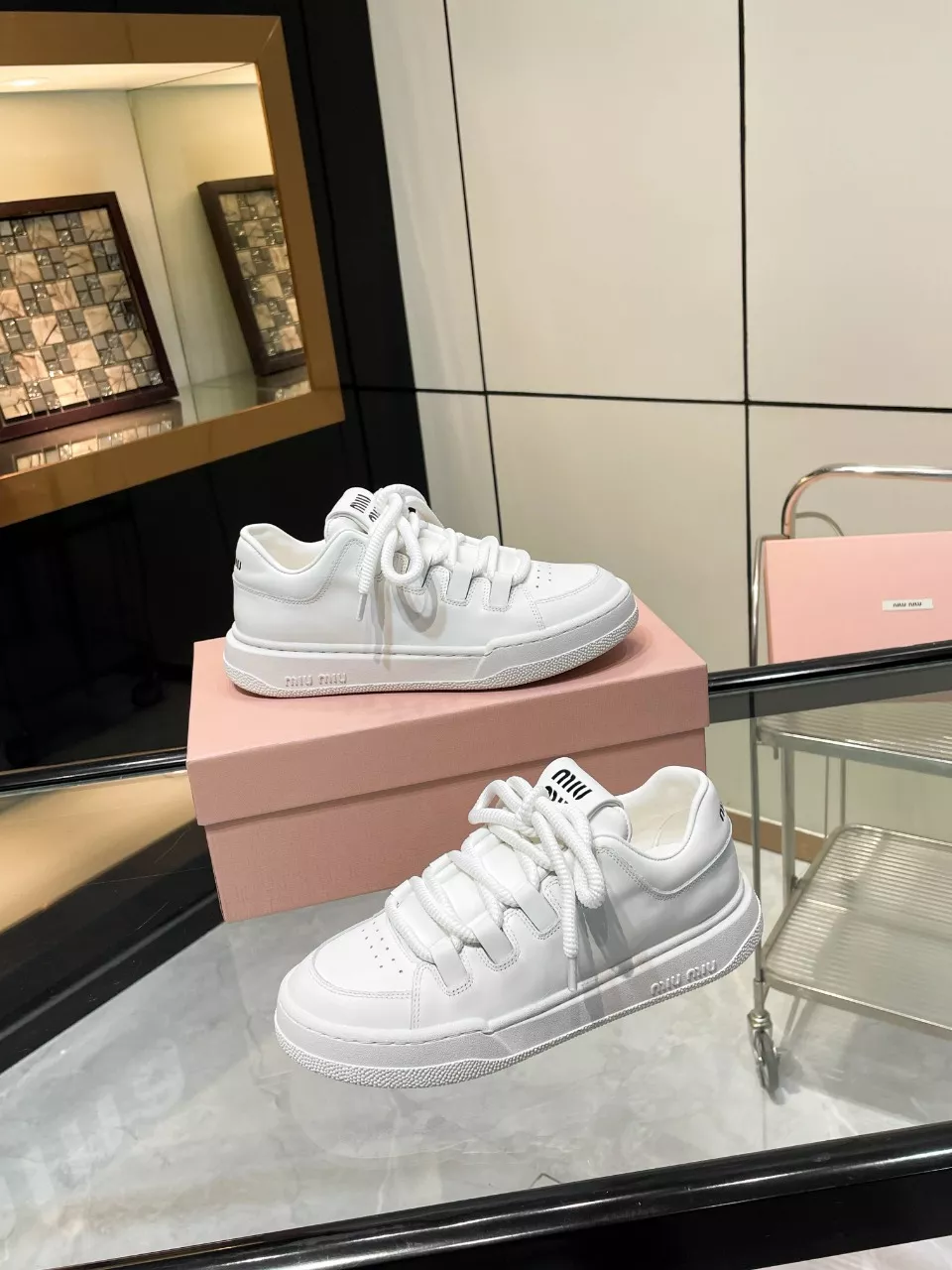 MIU MIU Casual Shoes For Women Unique 6377