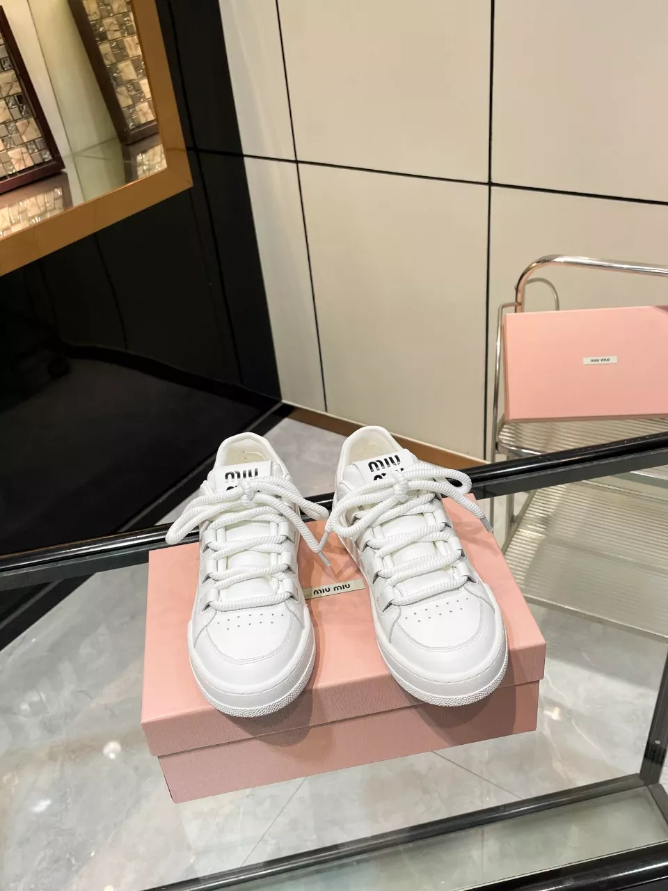 MIU MIU Casual Shoes For Women Unique 6377