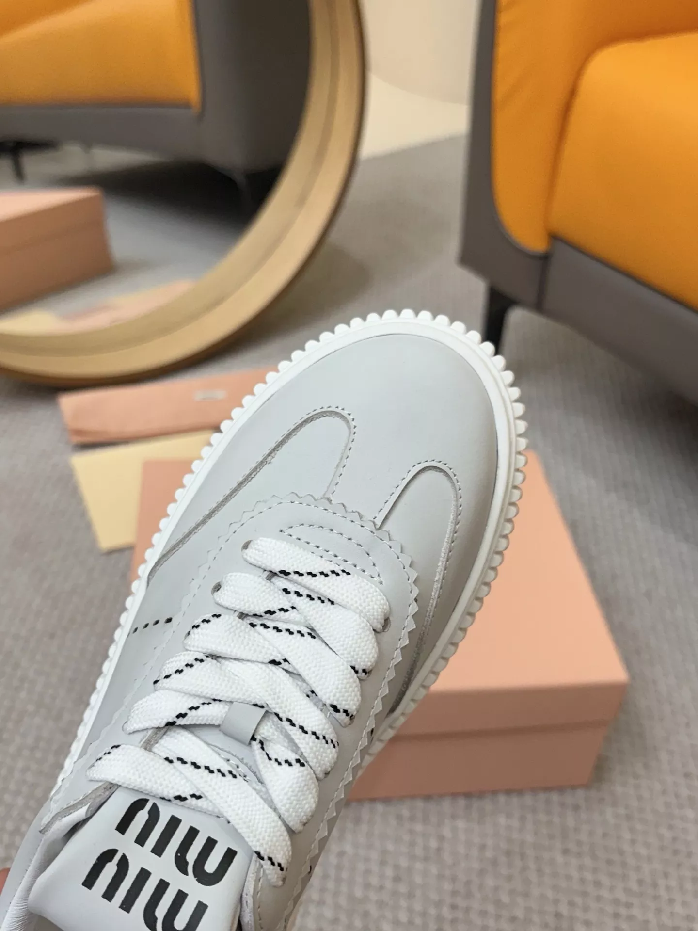 MIU MIU Casual Shoes For Women Versatile 1482