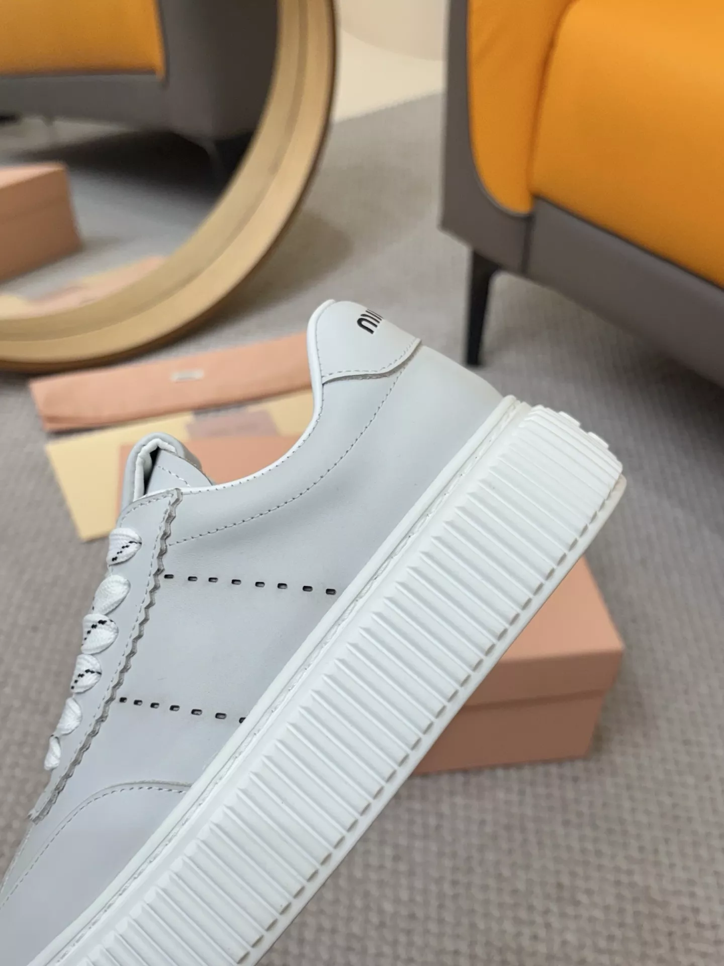 MIU MIU Casual Shoes For Women Versatile 1482