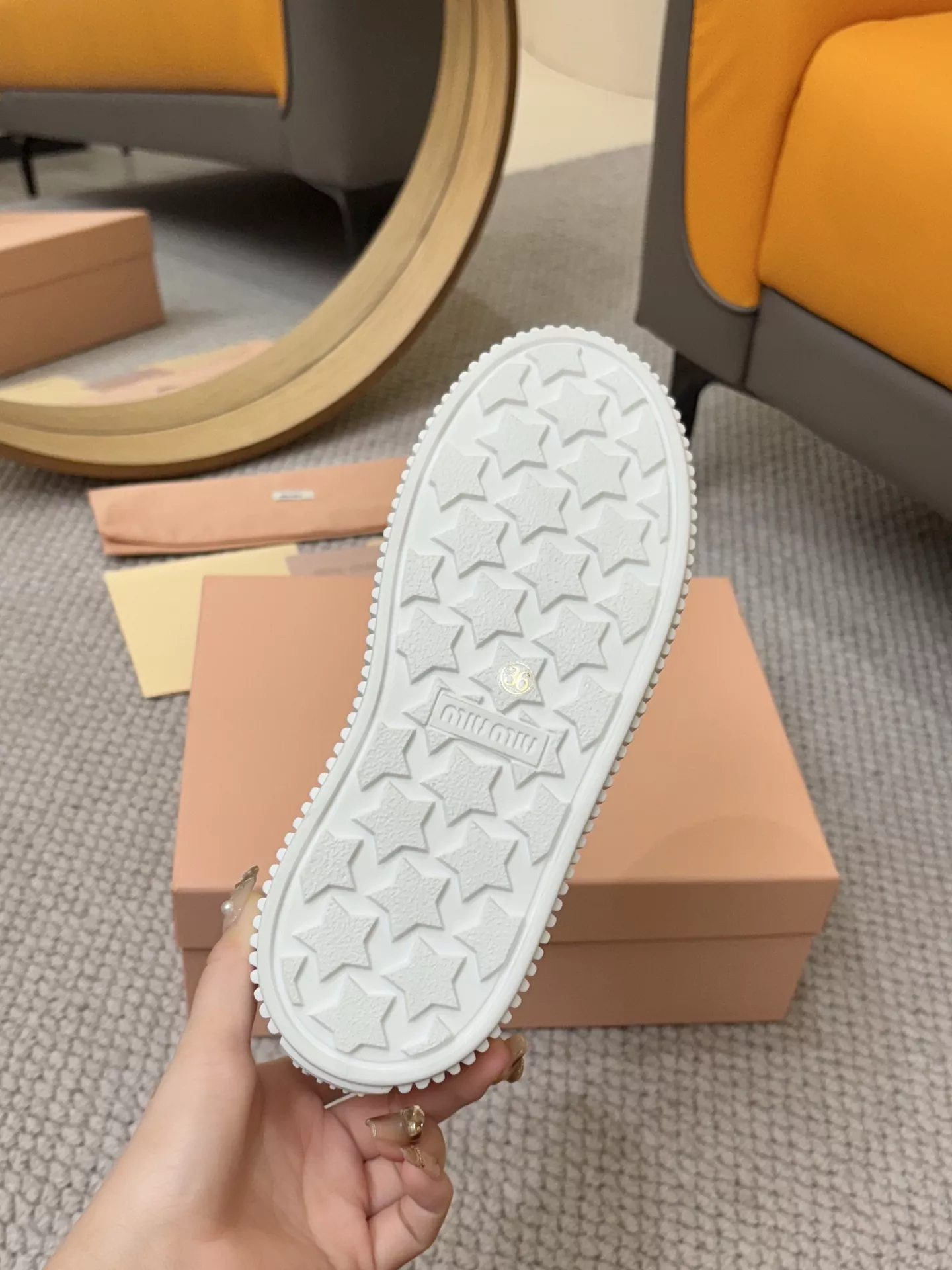 MIU MIU Casual Shoes For Women Versatile 1482