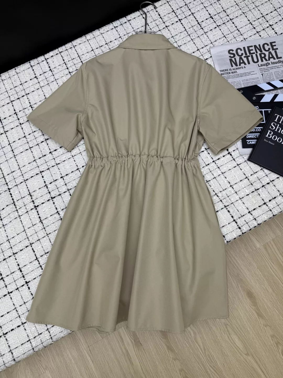 MIU MIU Dresses Short Sleeved For Women Classic 7503