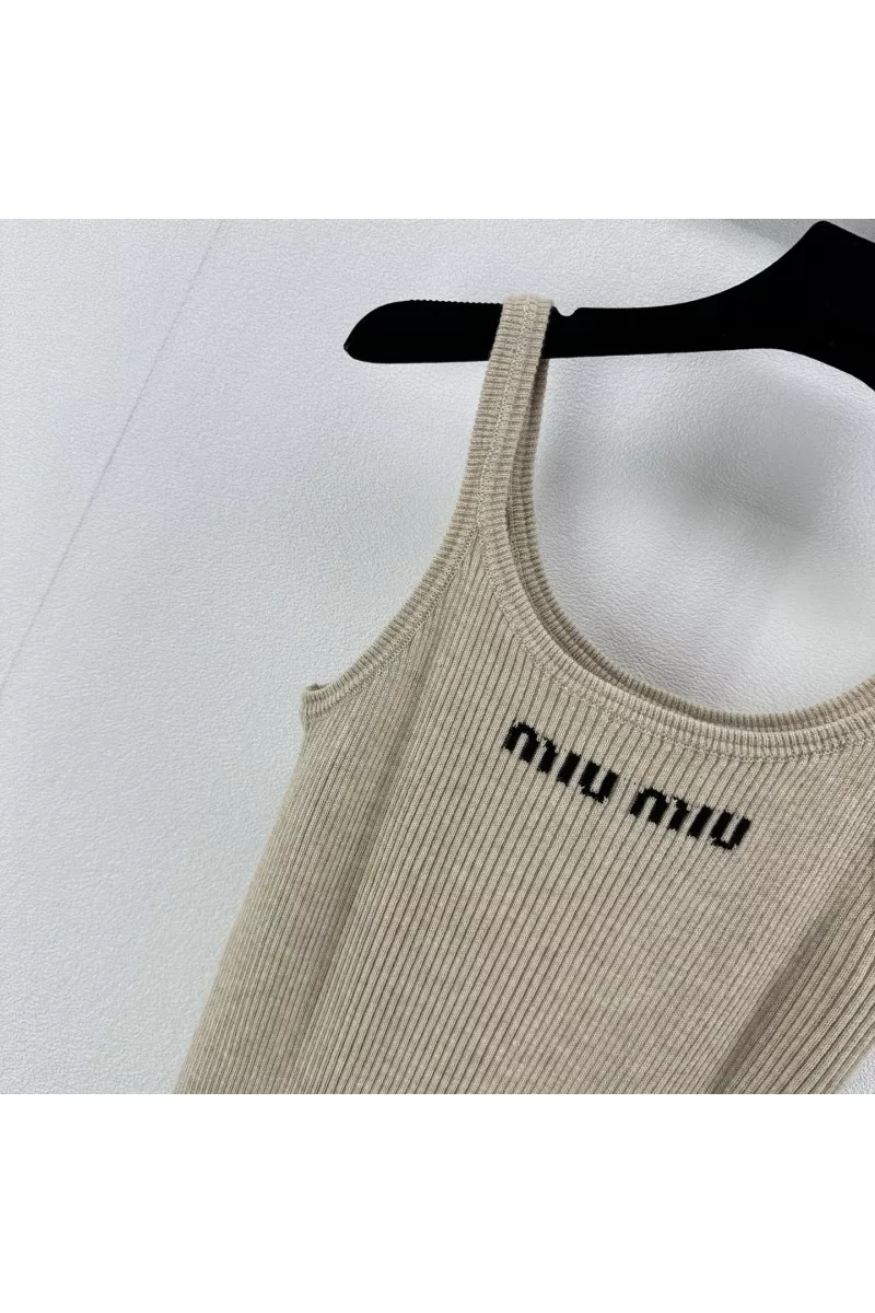 MIU MIU Dresses Sleeveless For Women Durable 2492