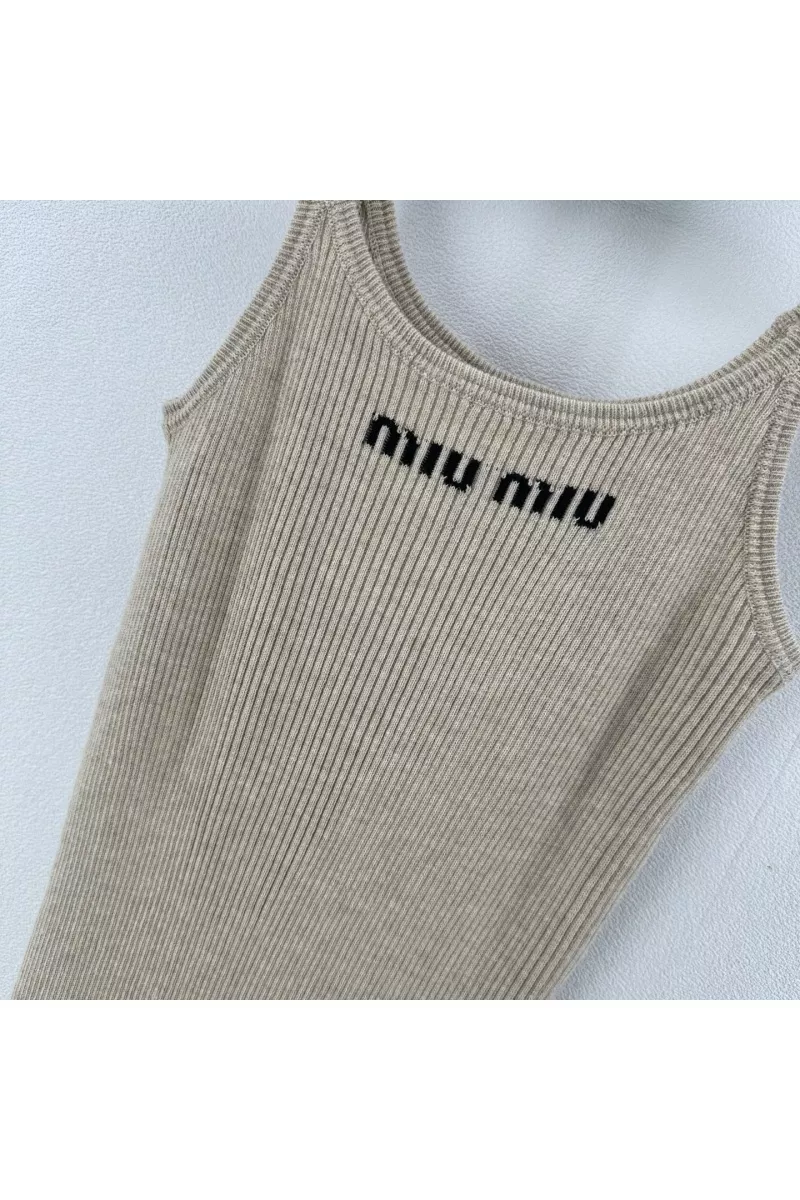 MIU MIU Dresses Sleeveless For Women Durable 2492