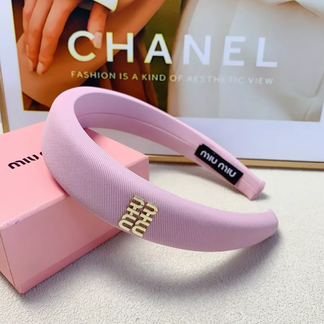 MIU MIU Headband For Women AllSeason 5835