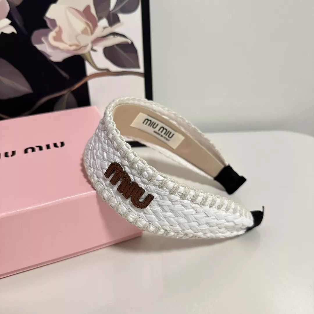 MIU MIU Headband For Women Comfortable 2283