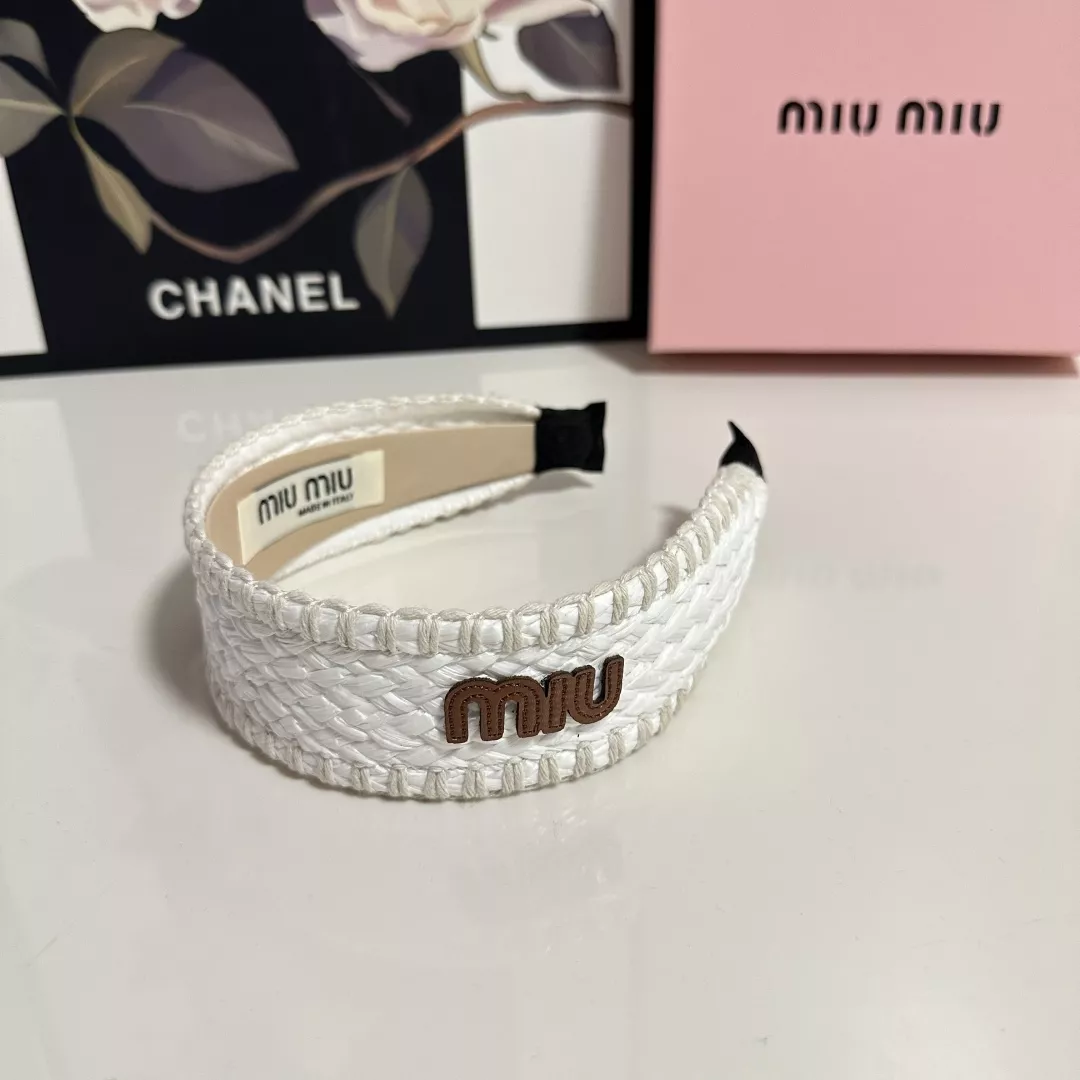 MIU MIU Headband For Women Comfortable 2283