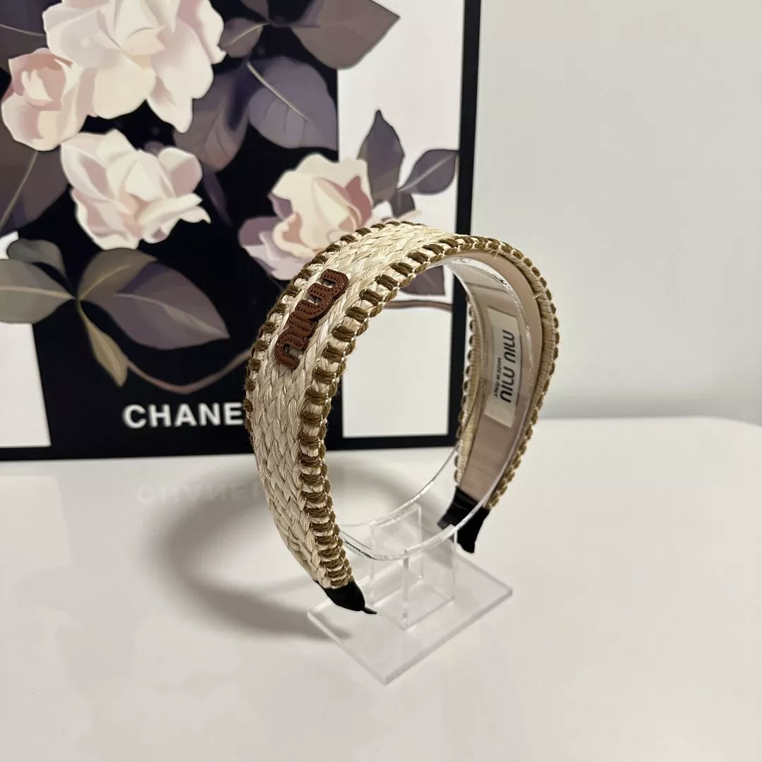 MIU MIU Headband For Women Practical 3405