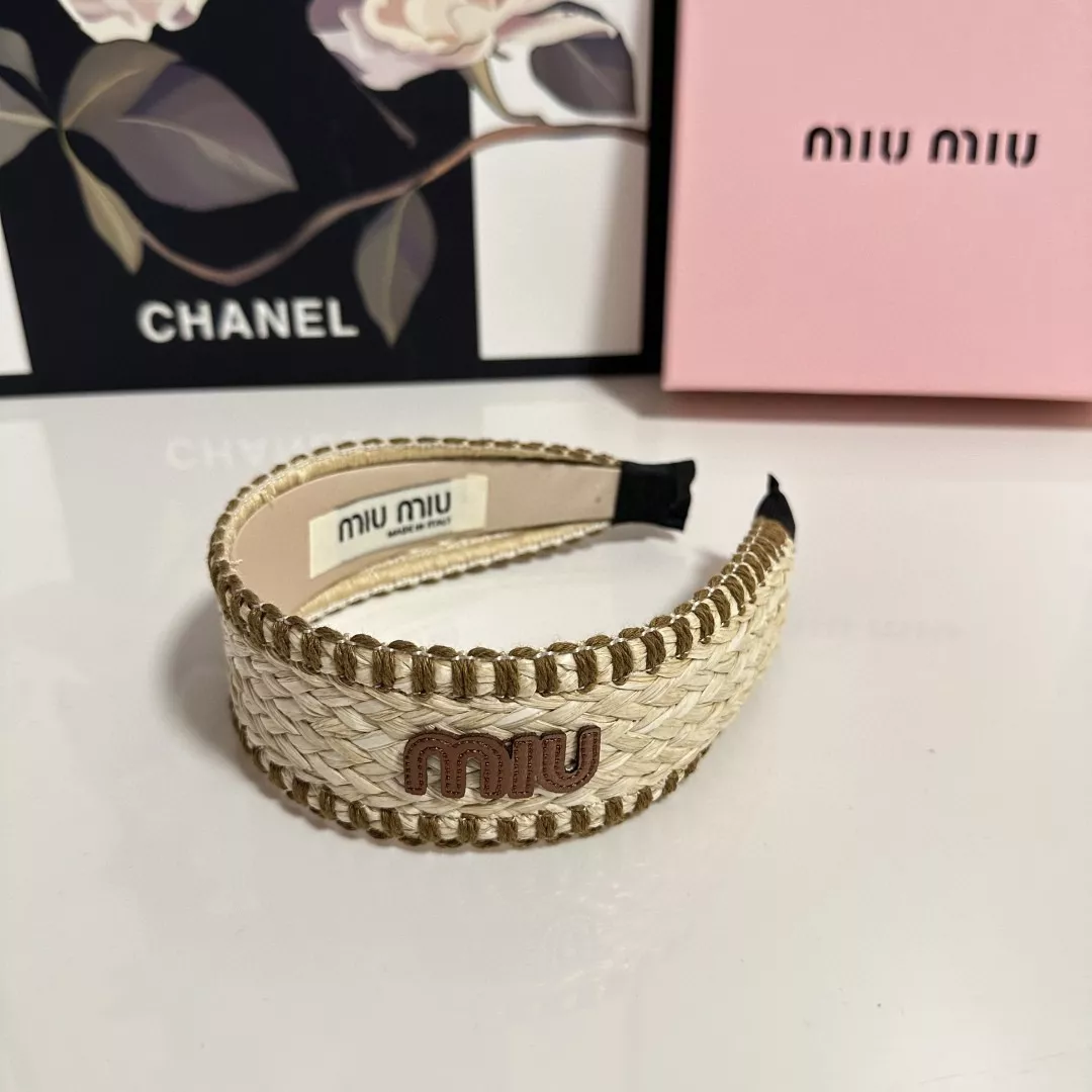 MIU MIU Headband For Women Practical 3405