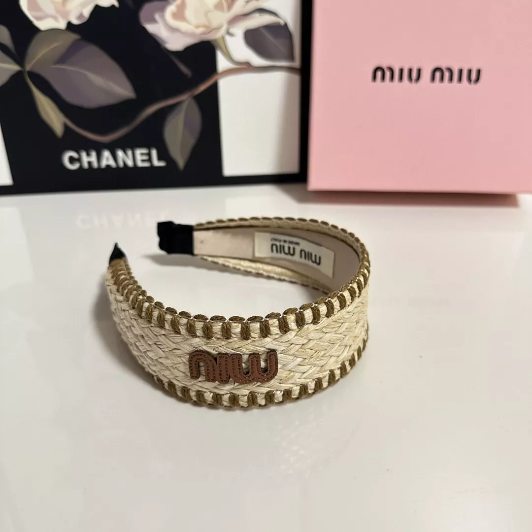 MIU MIU Headband For Women Practical 3405