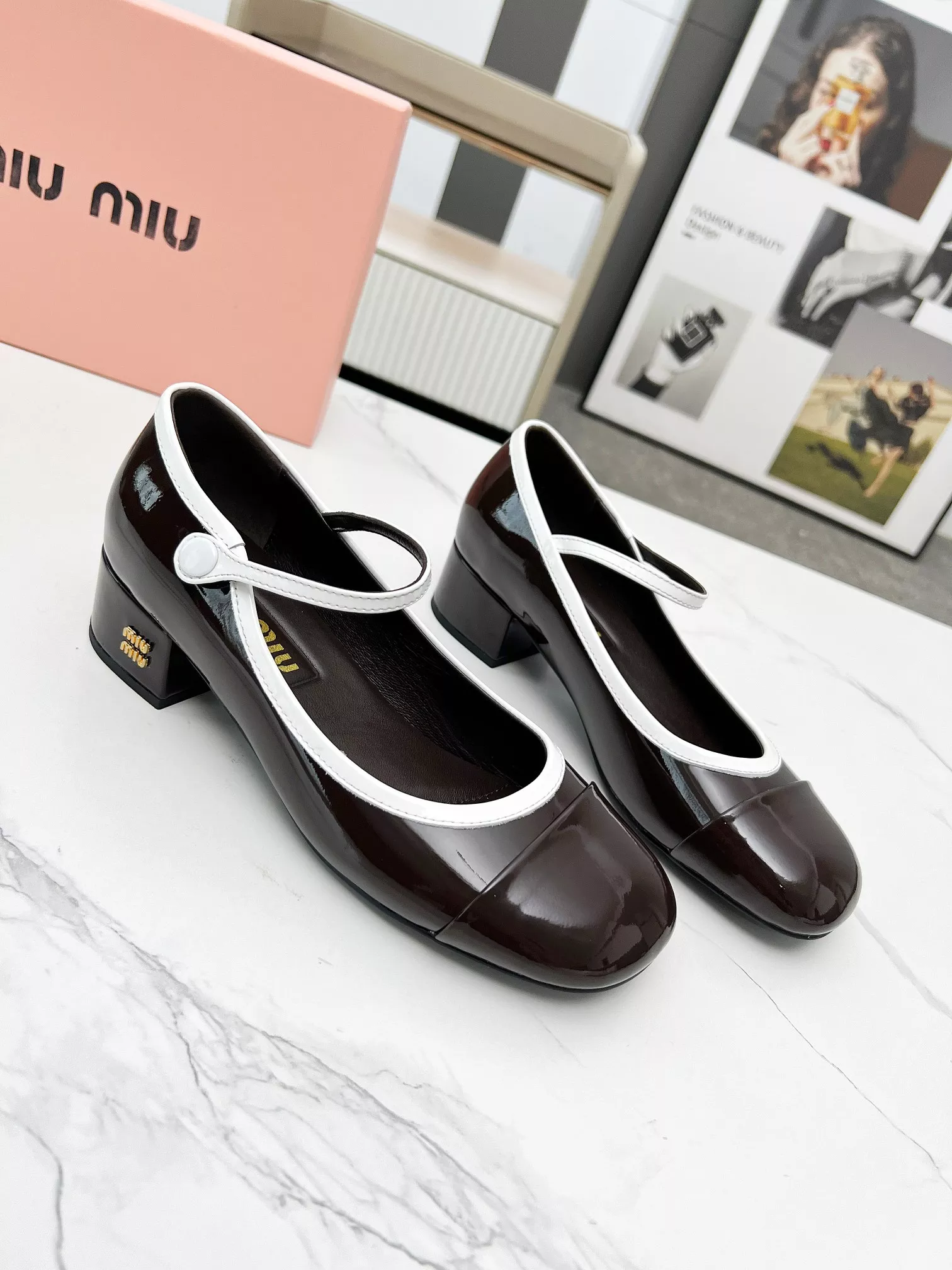 MIU MIU High-Heeled Shoes For Women Bright 1093