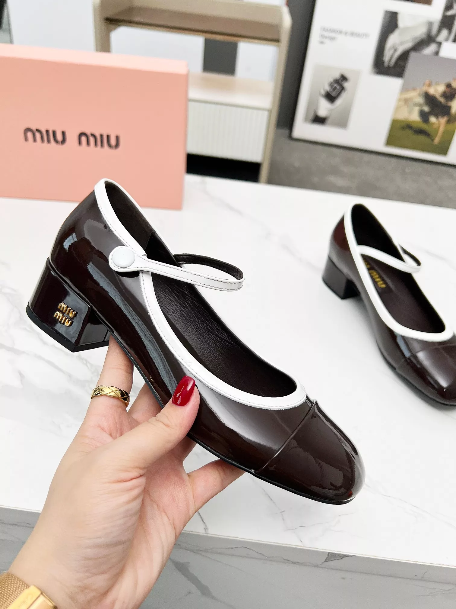 MIU MIU High-Heeled Shoes For Women Bright 1093