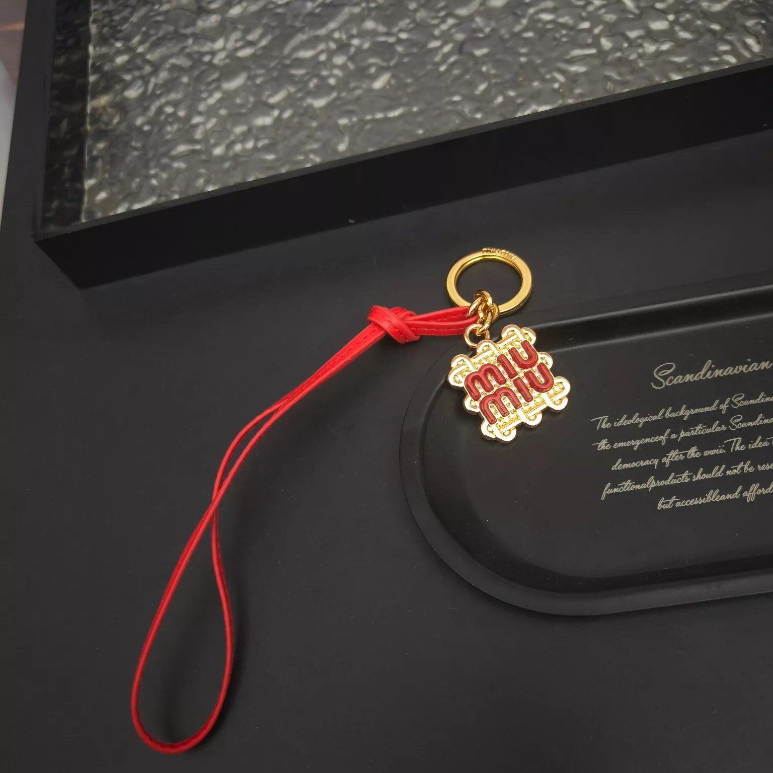 MIU MIU Key Holder And Bag Buckle Versatile 9411