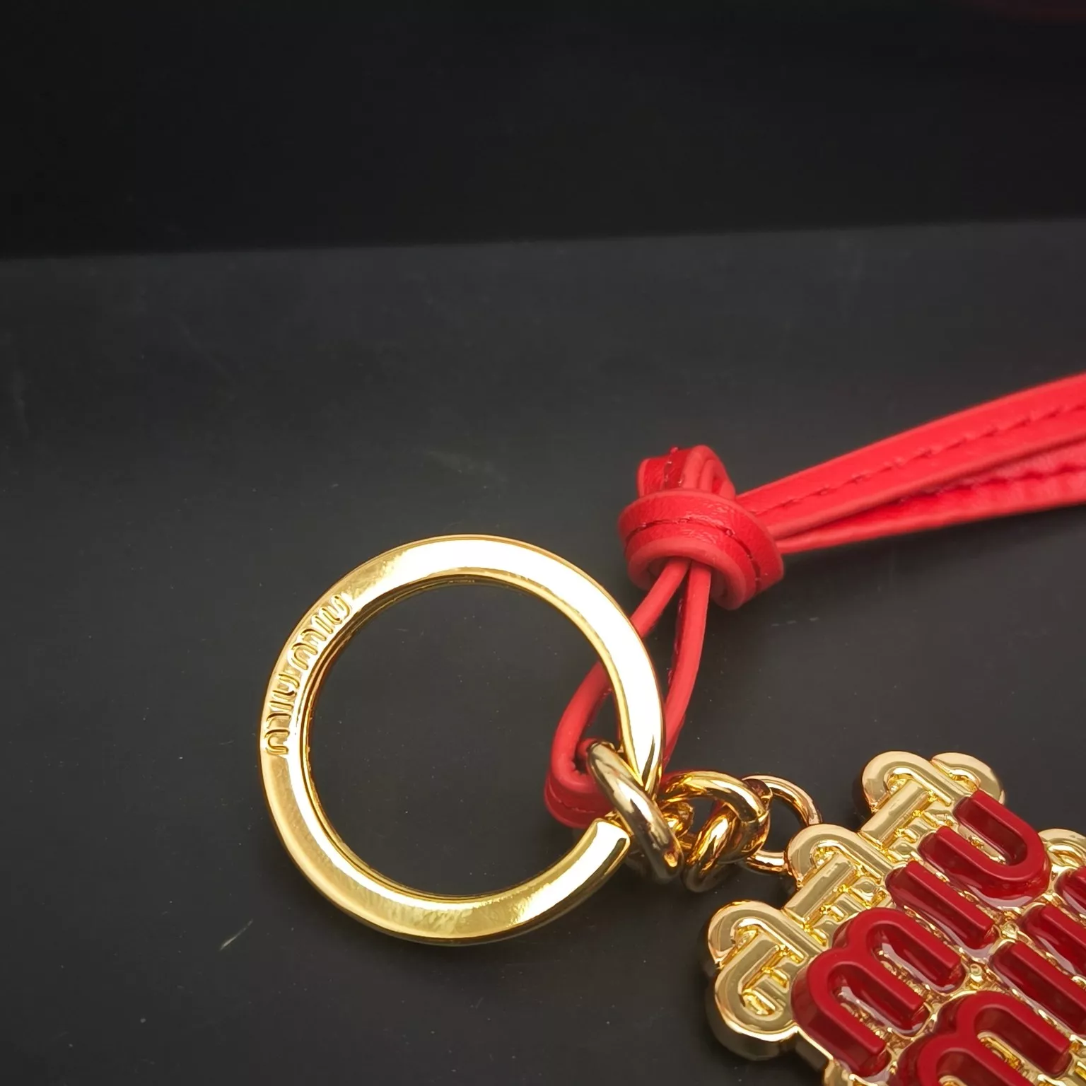 MIU MIU Key Holder And Bag Buckle Versatile 9411