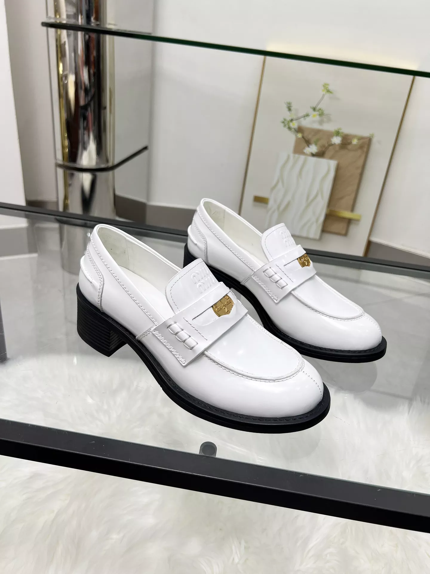 MIU MIU Leather Shoes For Women SmartChoice 2652