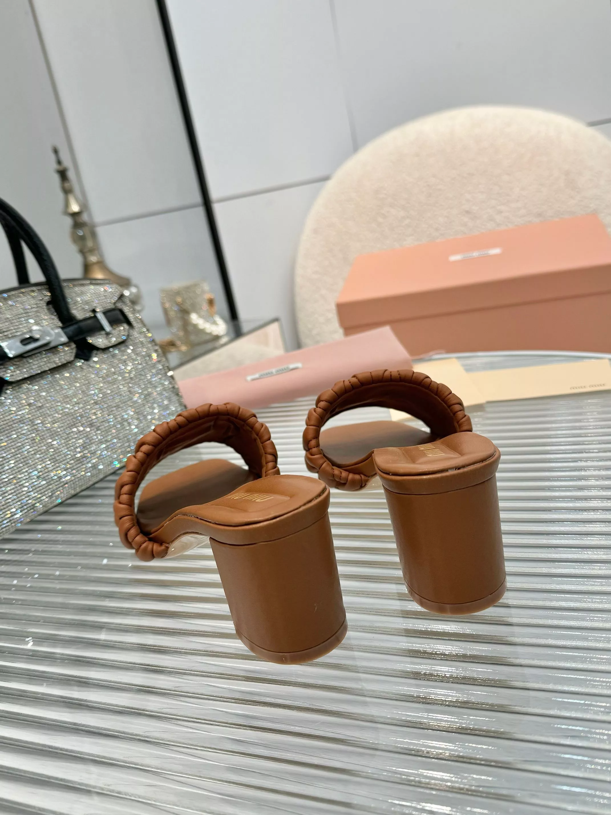 MIU MIU Slippers For Women Breathable 2428
