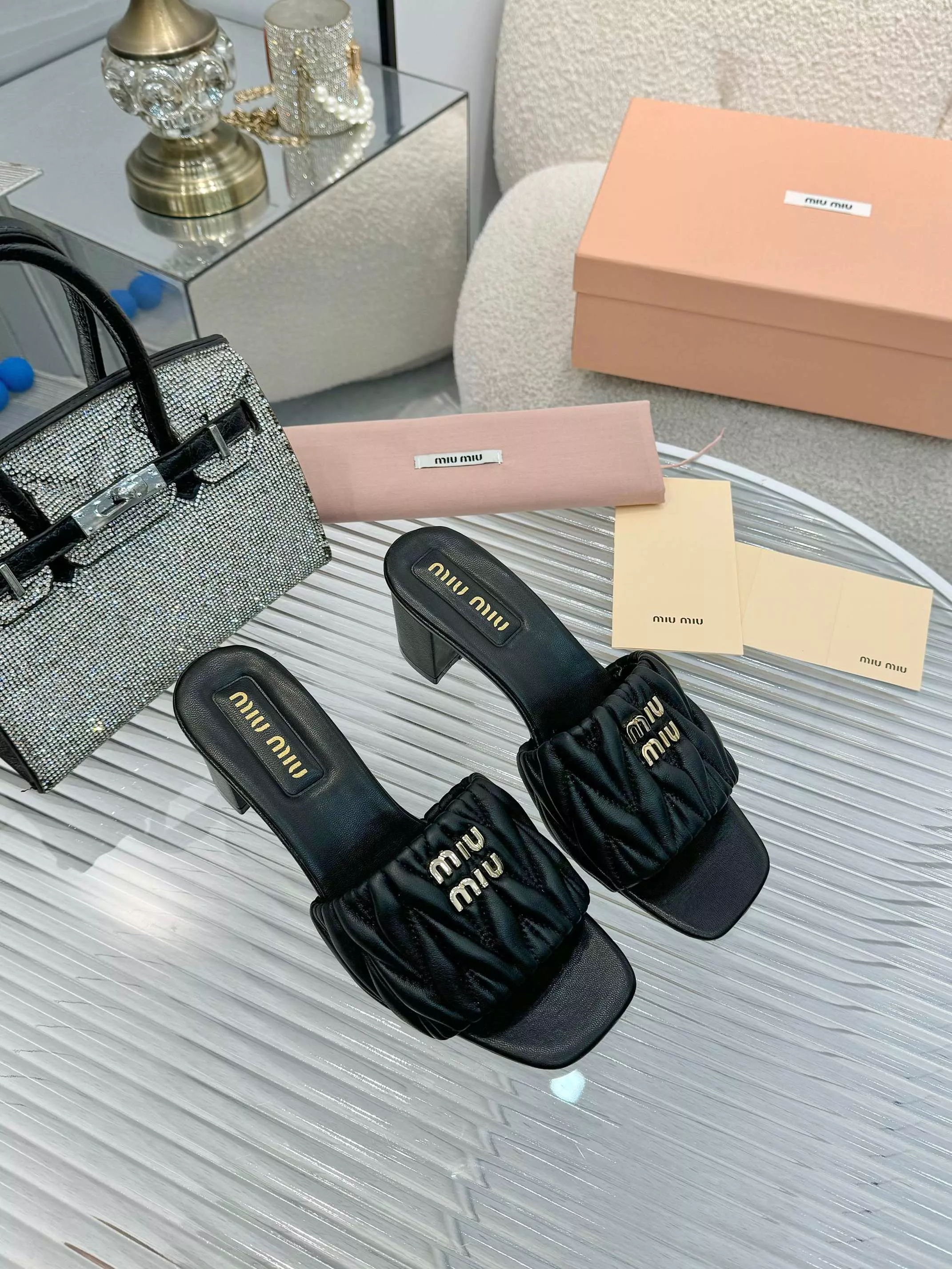 MIU MIU Slippers For Women Comfortable 863