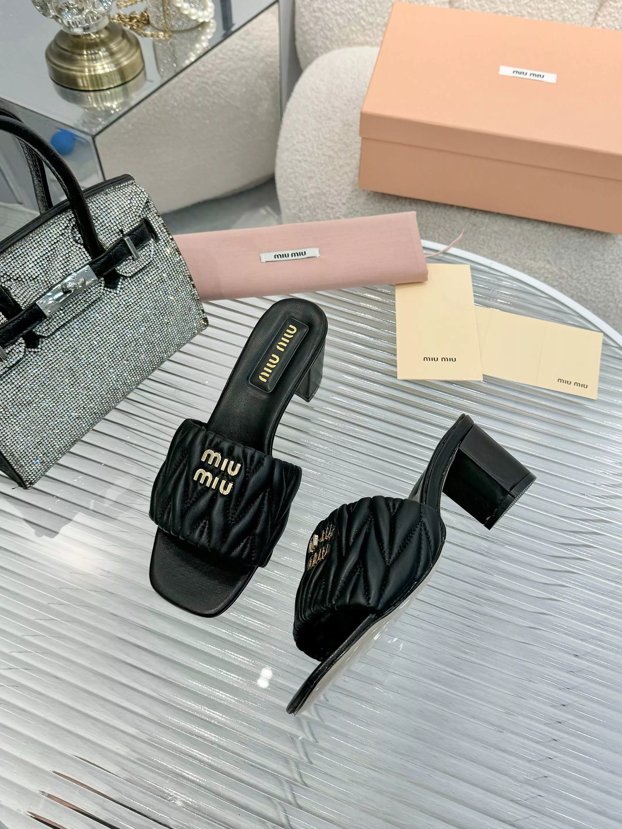 MIU MIU Slippers For Women Comfortable 863