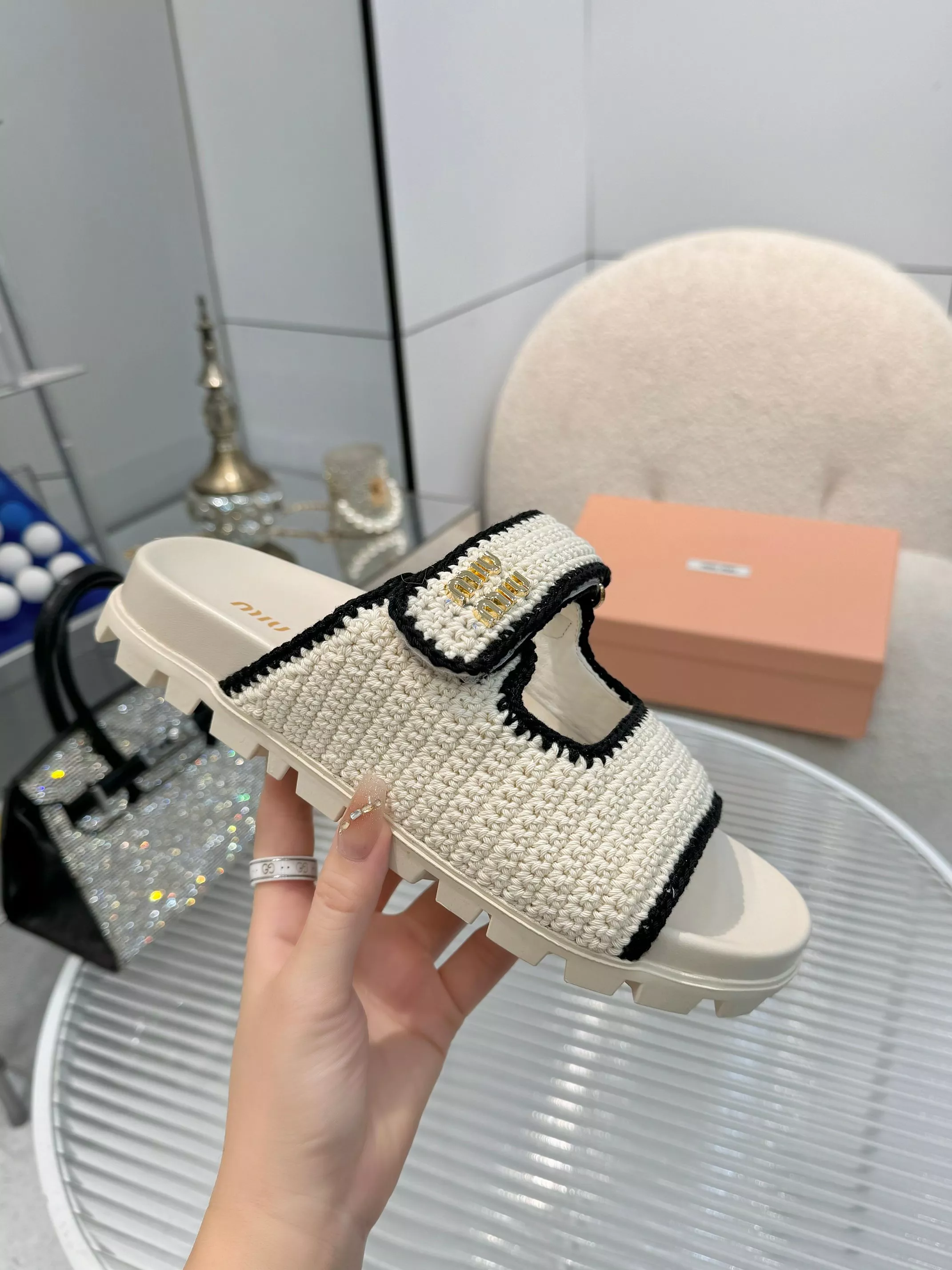 MIU MIU Slippers For Women Compact 1760