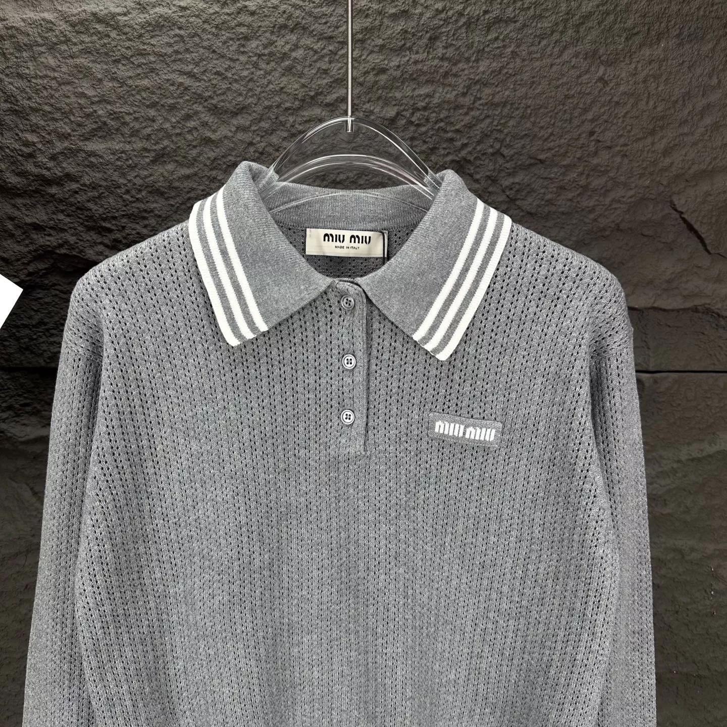 MIU MIU Sweater Long Sleeved For Women Reliable 1921