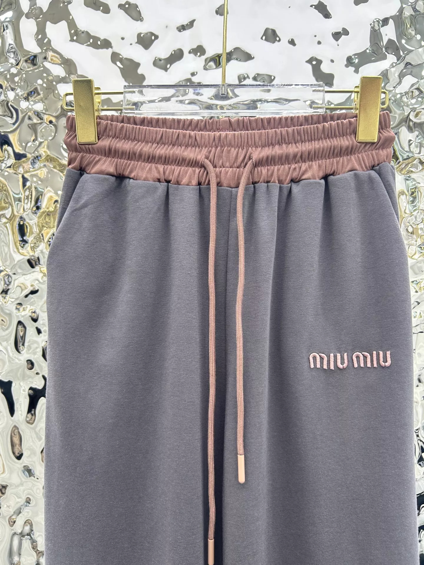 MIU MIU Tracksuits Short Sleeved For Women Stylish 9237