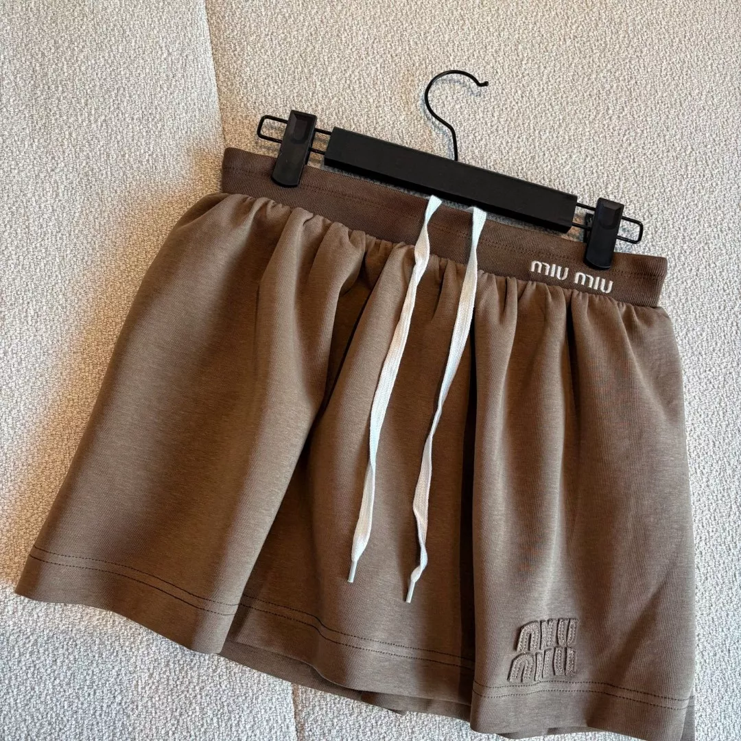 MIU MIU Tracksuits Short Sleeved For Women WellDesigned 9590