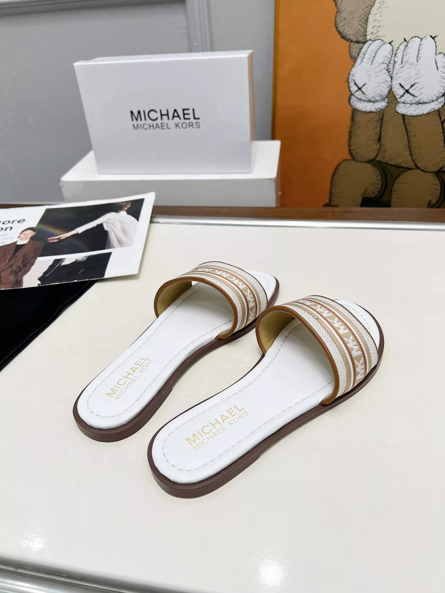 Michael Kors Slippers For Women Compact 1376
