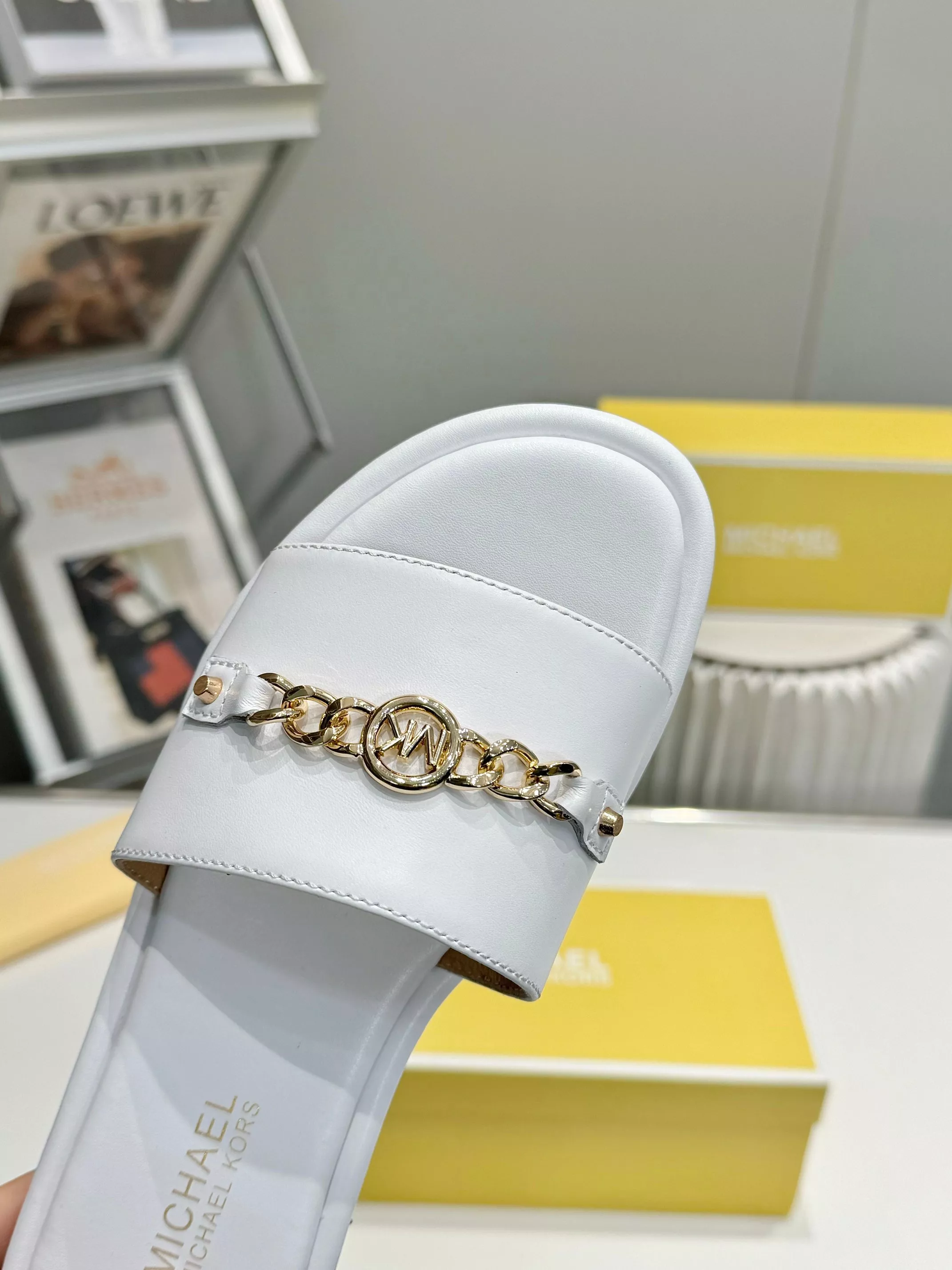 Michael Kors Slippers For Women Trendy 8382