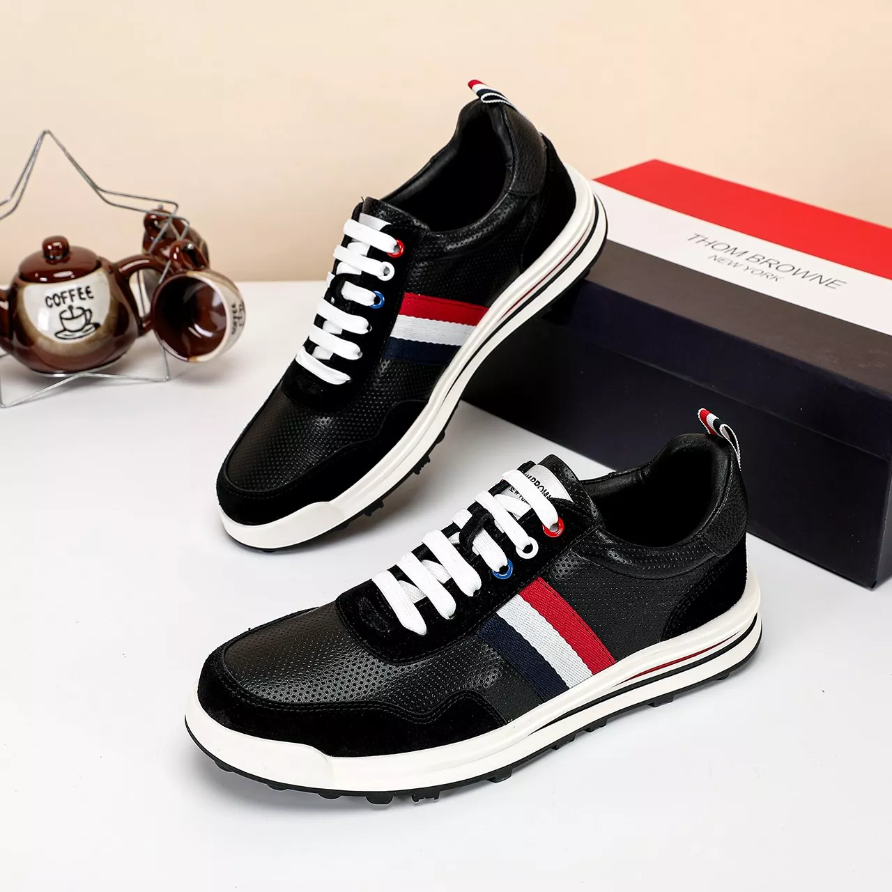 Minimalist 1083 Thom Browne TB Casual Shoes For Men