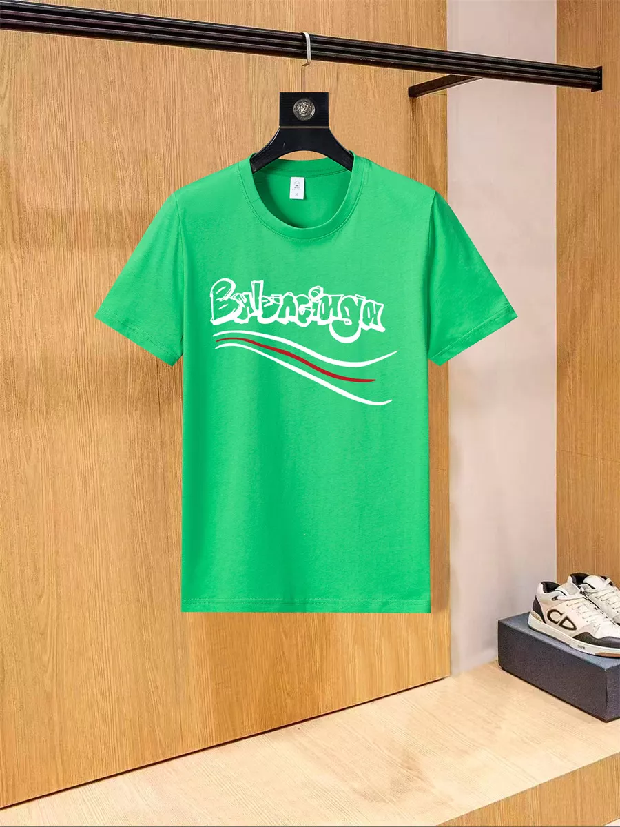 Minimalist 1195 Balenciaga T-Shirts Short Sleeved For Unisex