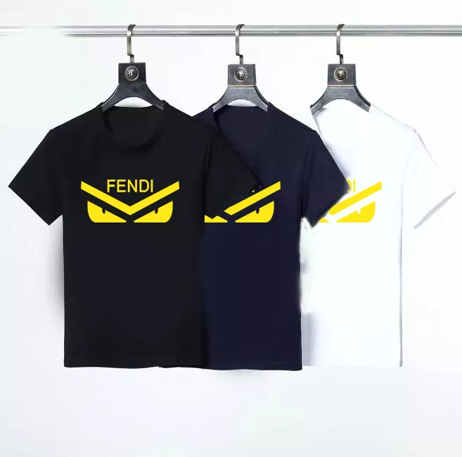 Minimalist 1396 Fendi T-Shirts Short Sleeved For Men