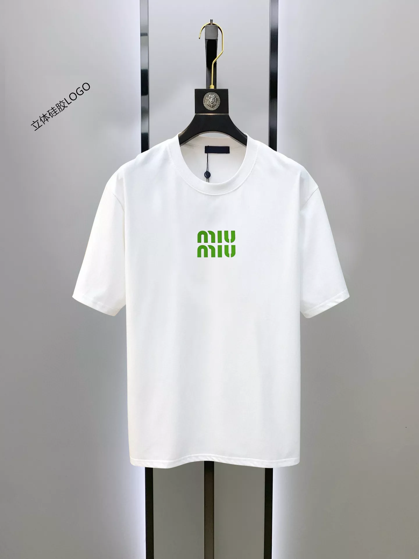 Minimalist 1427 MIU MIU T-Shirts Short Sleeved For Unisex