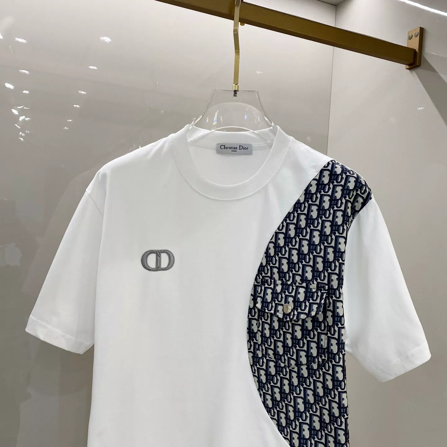 Minimalist 1516 Christian Dior T-Shirts Short Sleeved For Unisex