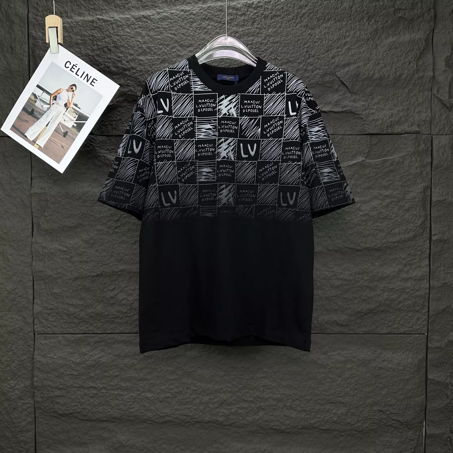 Minimalist 1947 Louis Vuitton LV T-Shirts Short Sleeved For Unisex