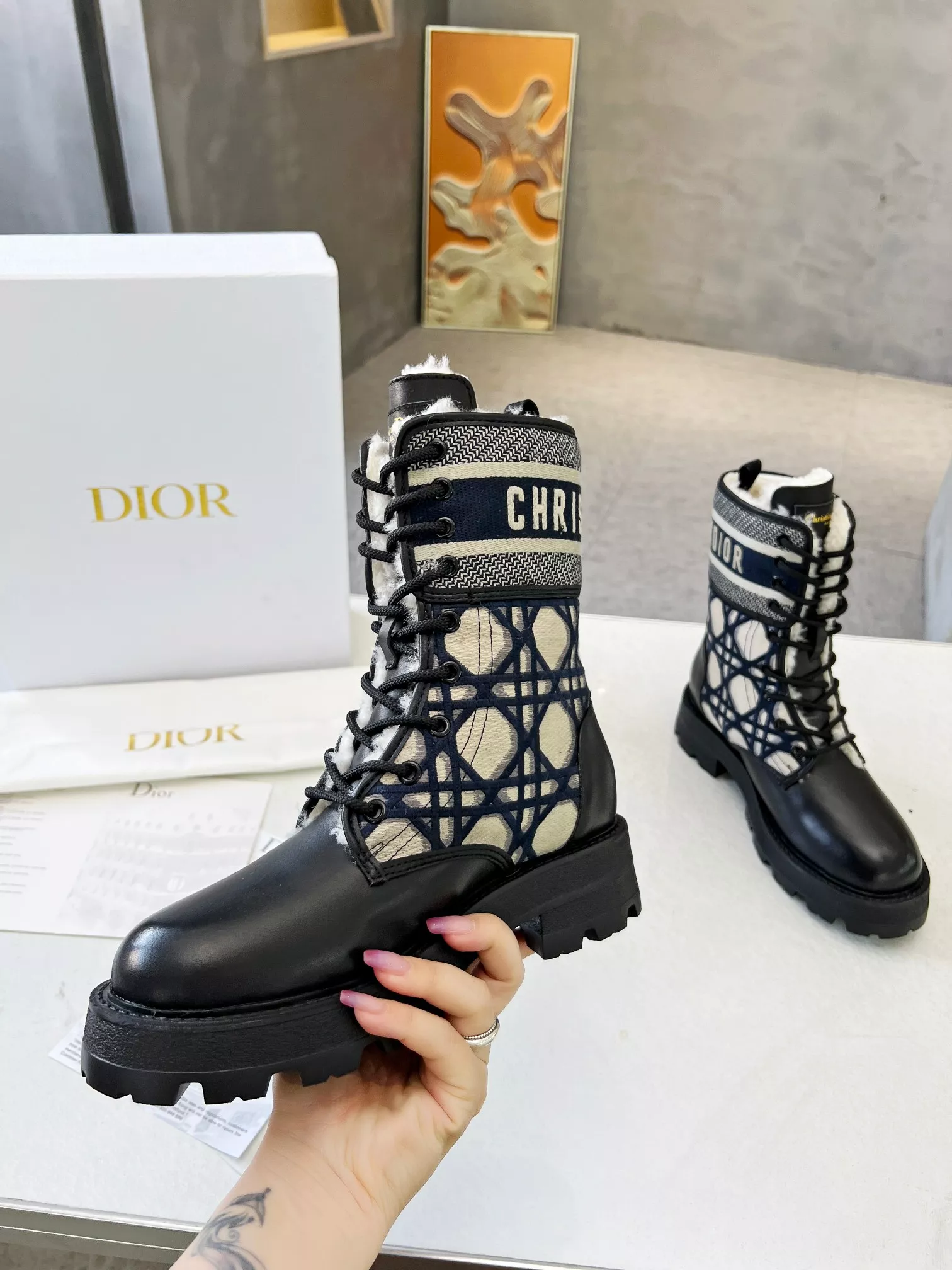 Minimalist 2554 Christian Dior Boots For Women